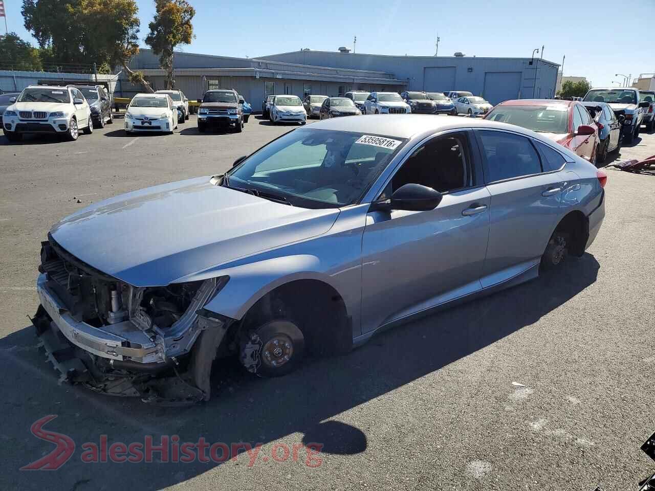 2022 HONDA ACCORD VIN 1HGCV1F47NA080897, auction photo