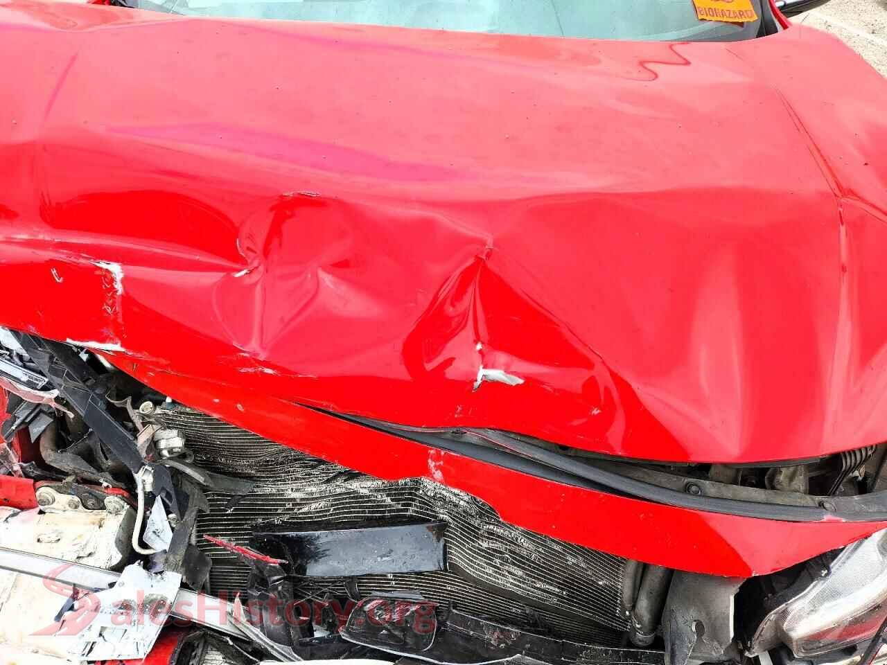 2019 HONDA CIVIC VIN JHMFC1F98KX013777, VIN plate