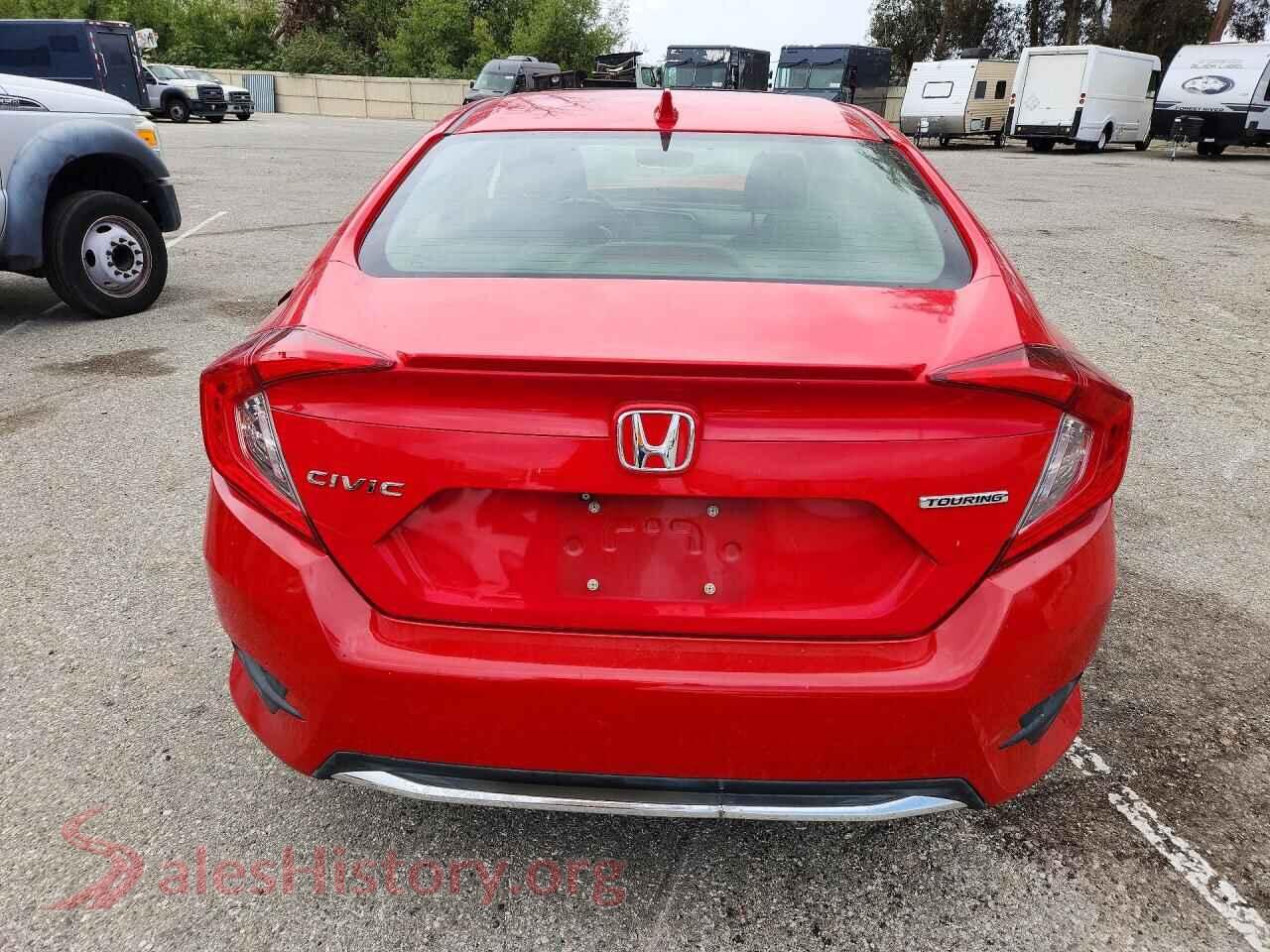 2019 HONDA CIVIC VIN JHMFC1F98KX013777, left side view