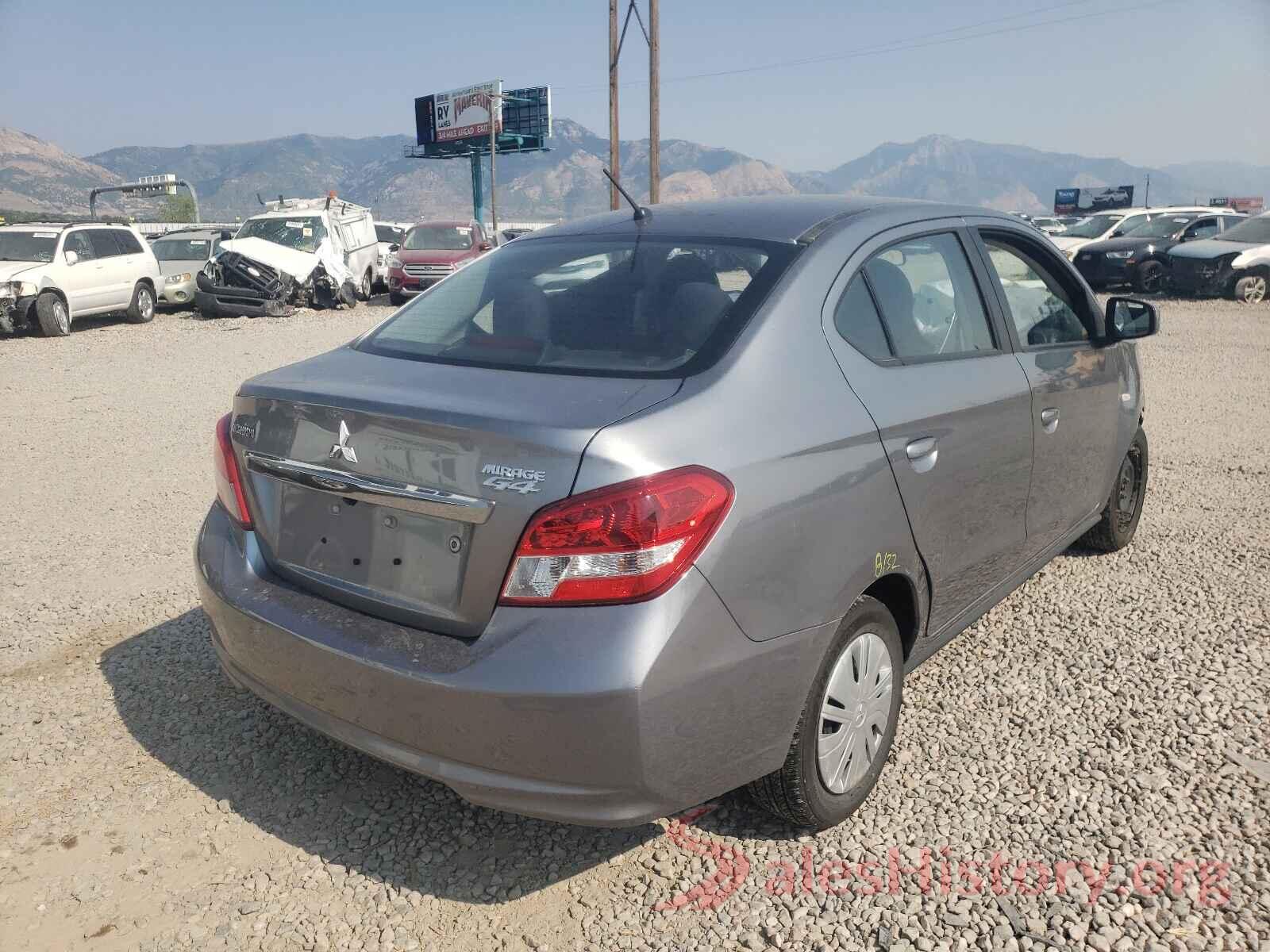 ML32F3FJ9KHF03173 2019 MITSUBISHI MIRAGE