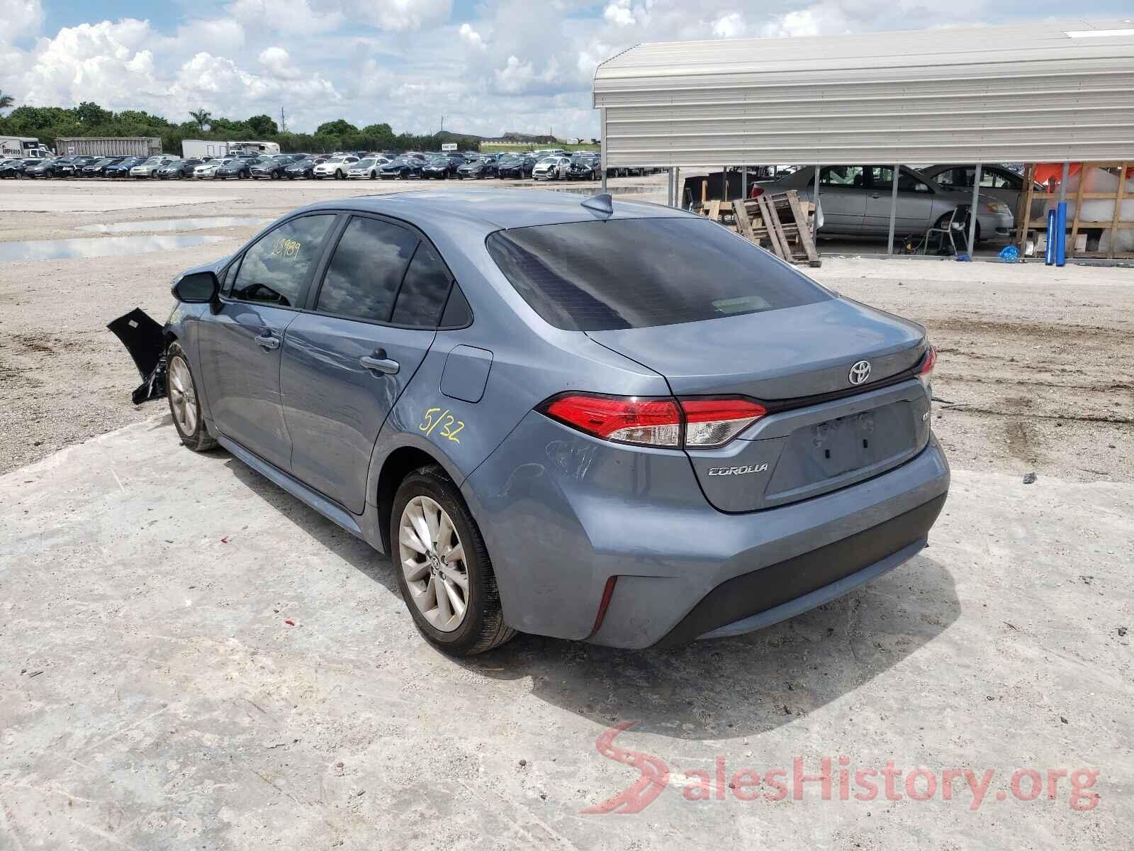 JTDHPRAEXLJ005914 2020 TOYOTA COROLLA