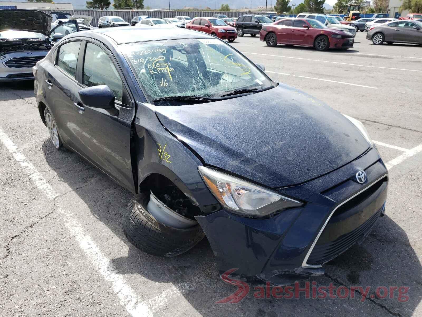 3MYDLBYV1HY174764 2017 TOYOTA YARIS