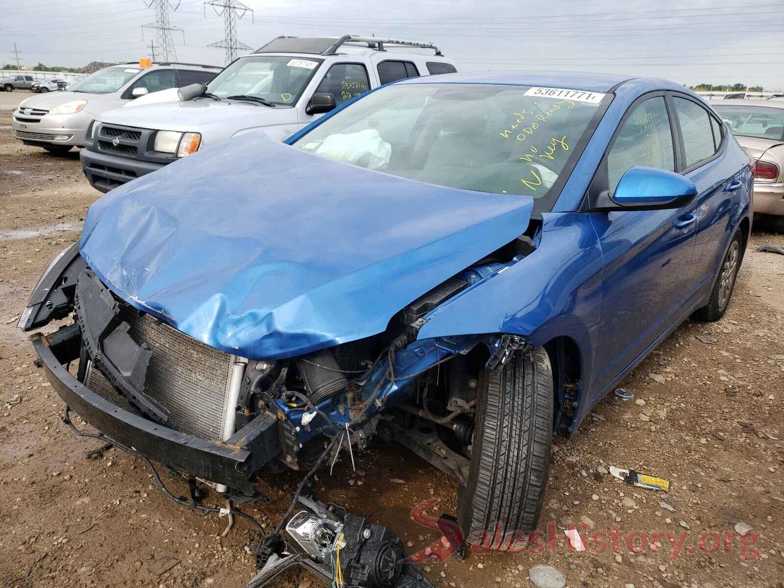 KMHD74LF2HU363923 2017 HYUNDAI ELANTRA