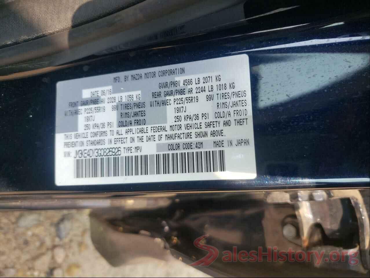 JM3KE4DY3G0826926 2016 MAZDA CX-5