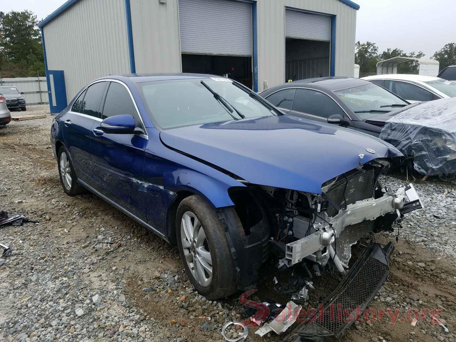 55SWF8DB7KU317750 2019 MERCEDES-BENZ C CLASS