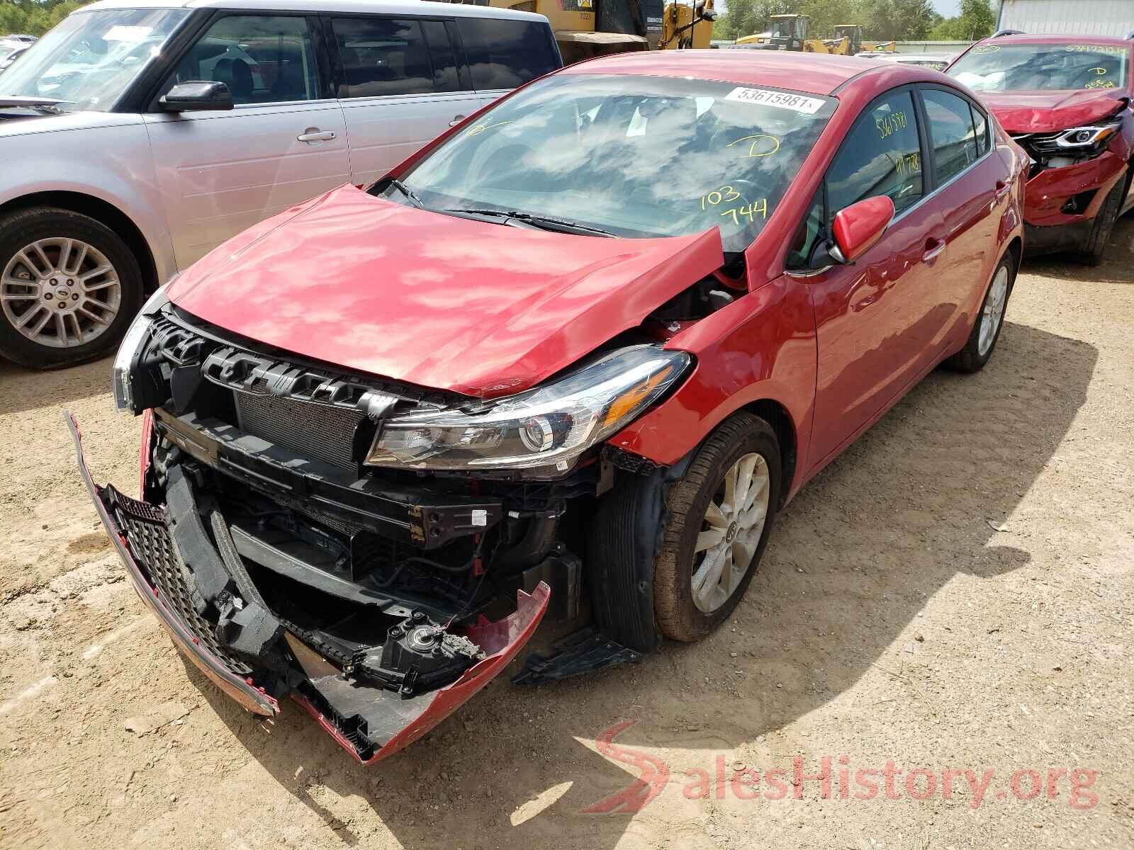 3KPFL4A73HE103744 2017 KIA FORTE