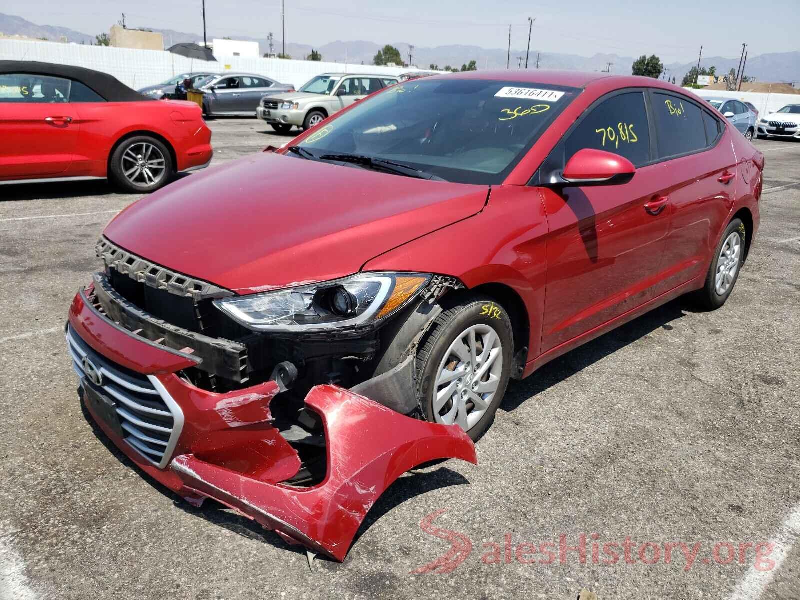 KMHD74LF3HU084495 2017 HYUNDAI ELANTRA