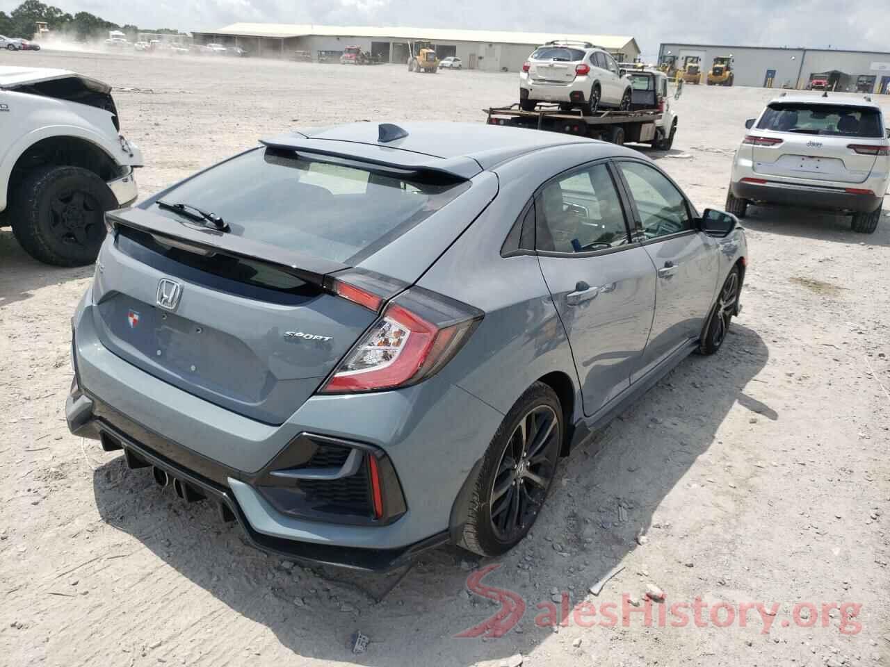 SHHFK7H4XMU223334 2021 HONDA CIVIC