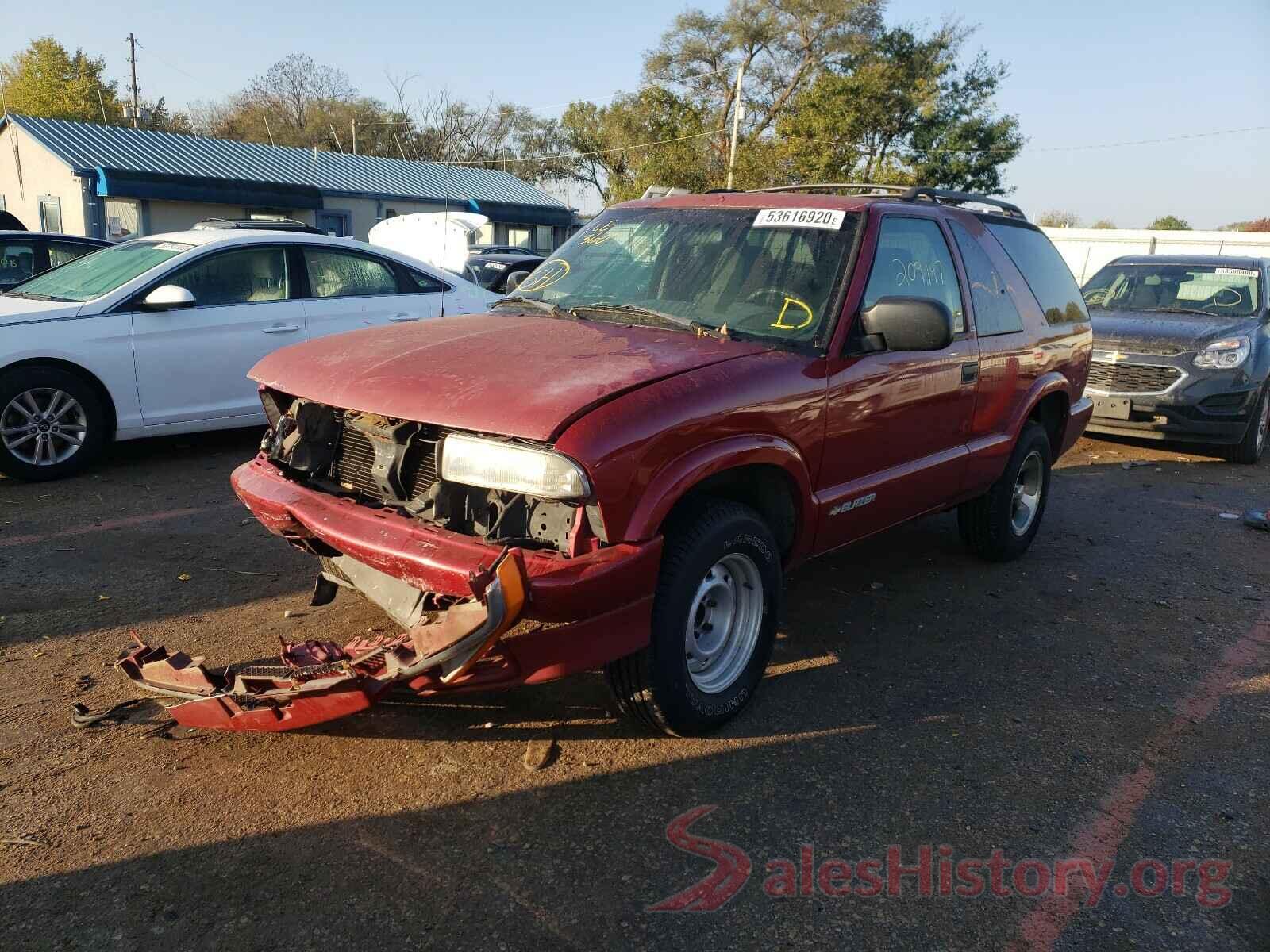 1GNCS18W12K130521 2002 CHEVROLET BLAZER