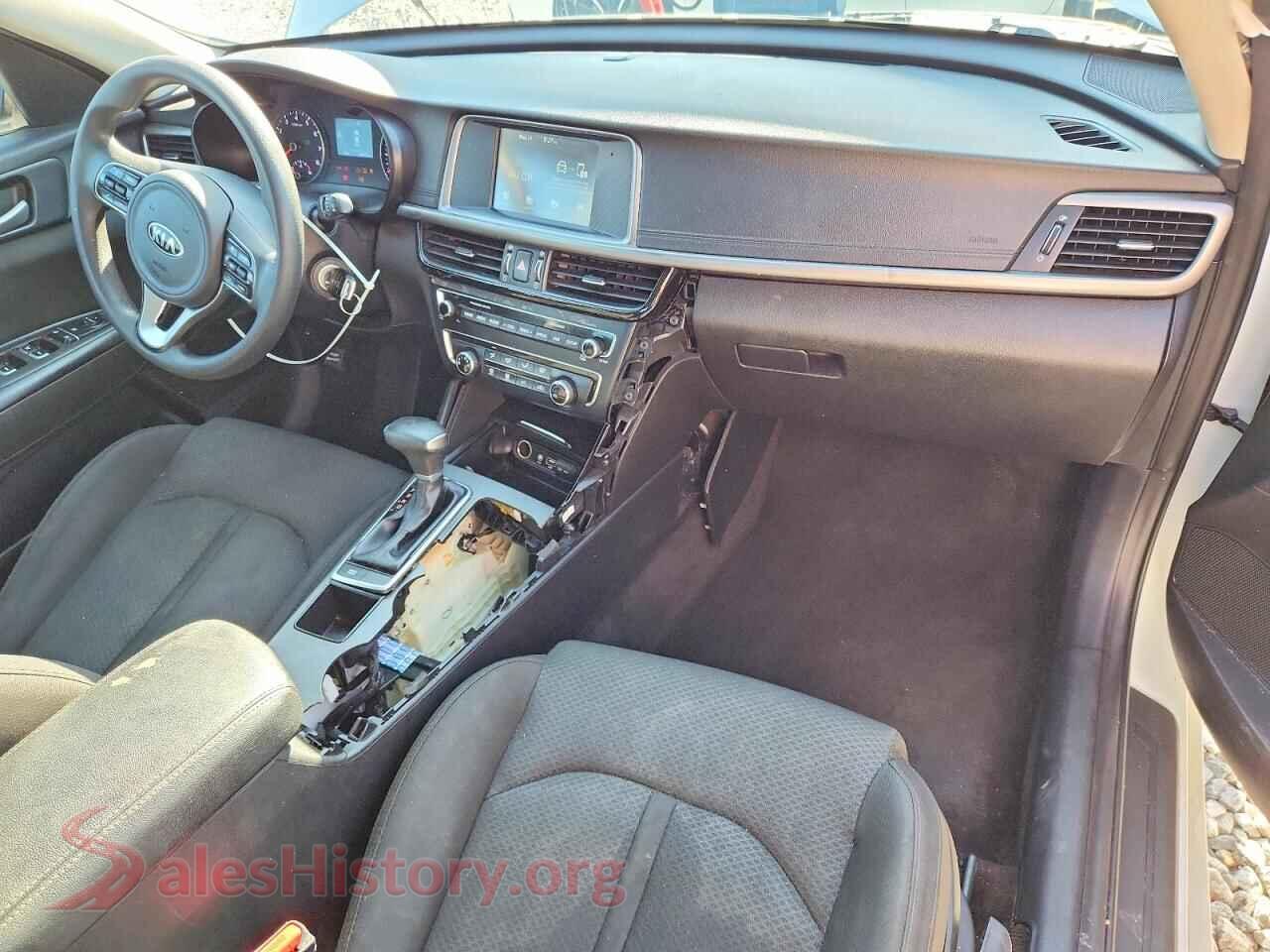 2018 KIA OPTIMA VIN 5XXGT4L30JG209211, interior dashboard