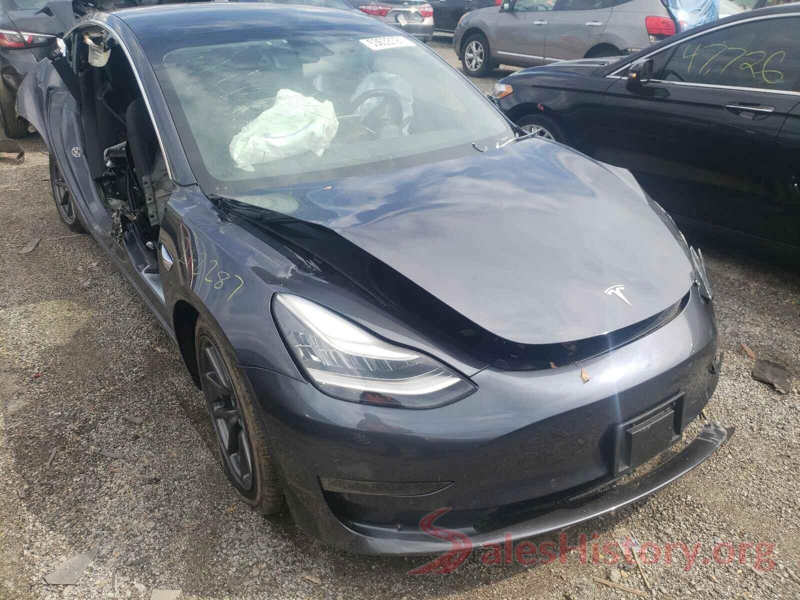 5YJ3E1EB6KF210105 2019 TESLA MODEL 3