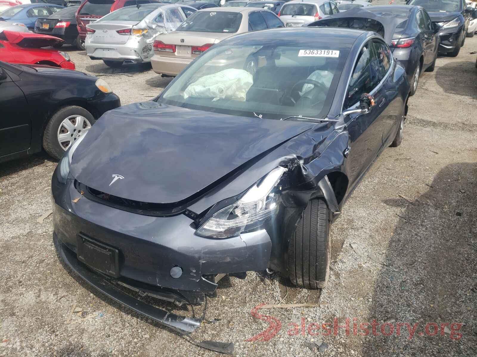 5YJ3E1EB6KF210105 2019 TESLA MODEL 3