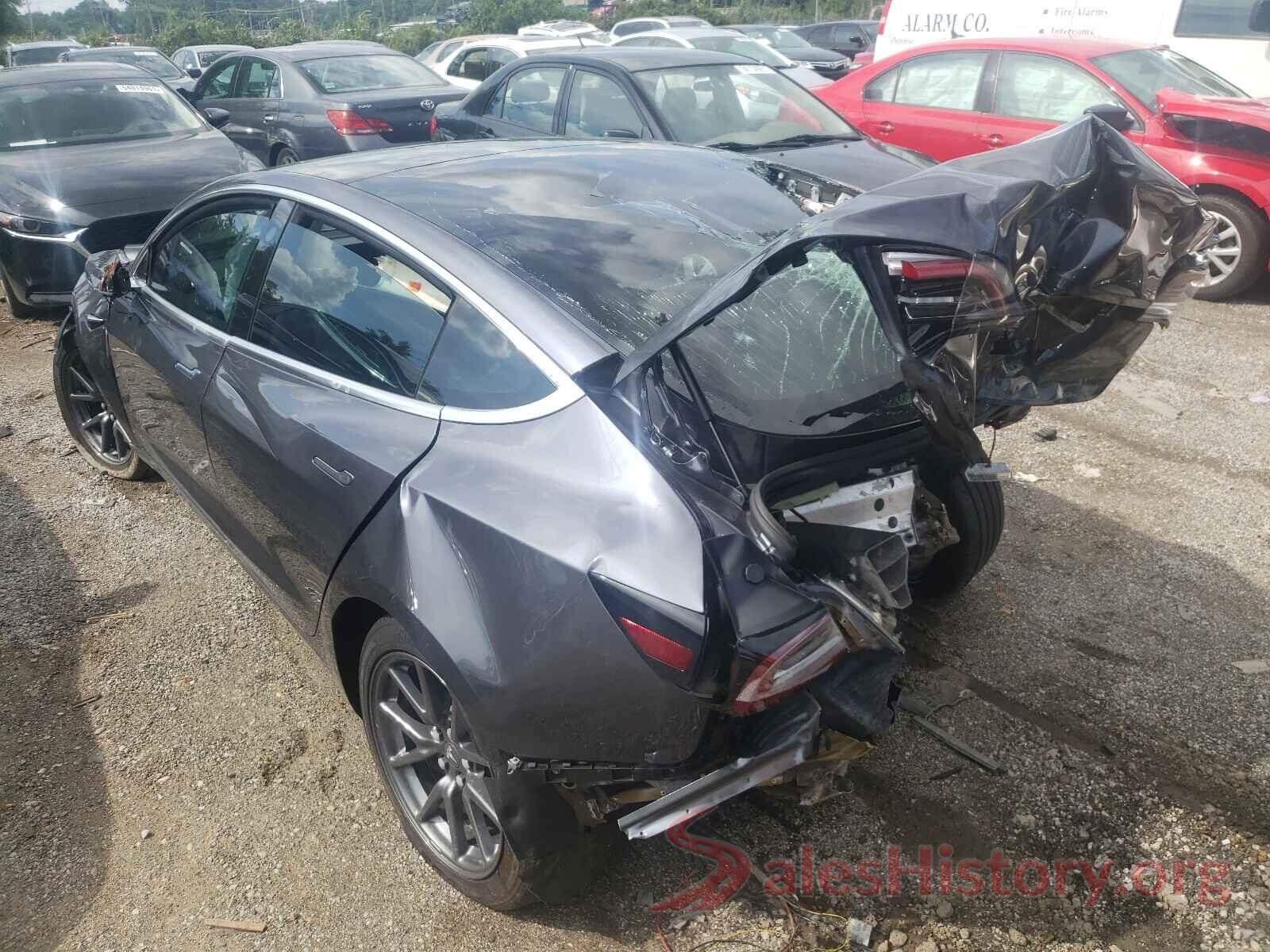 5YJ3E1EB6KF210105 2019 TESLA MODEL 3