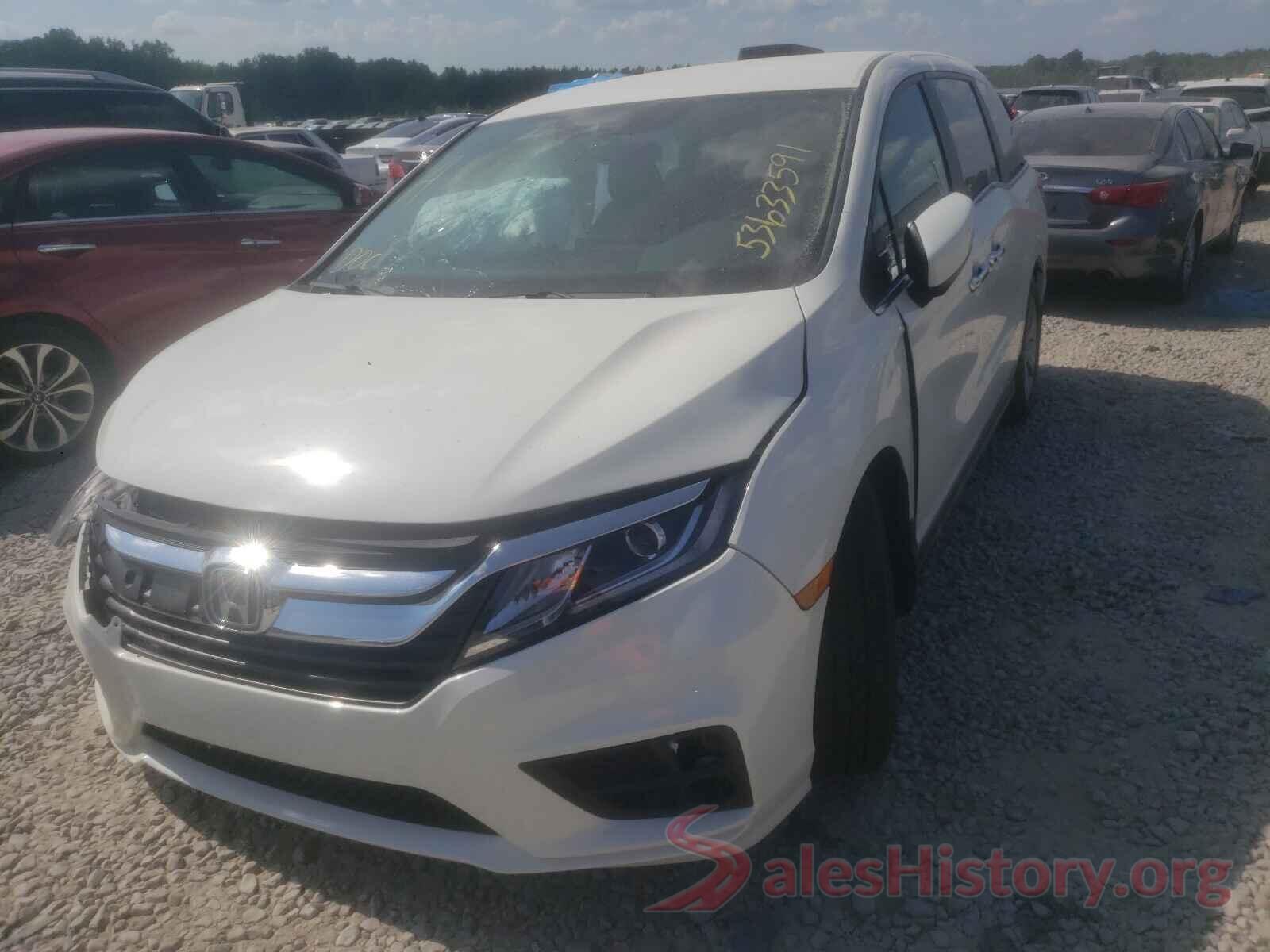 5FNRL6H54KB008284 2019 HONDA ODYSSEY