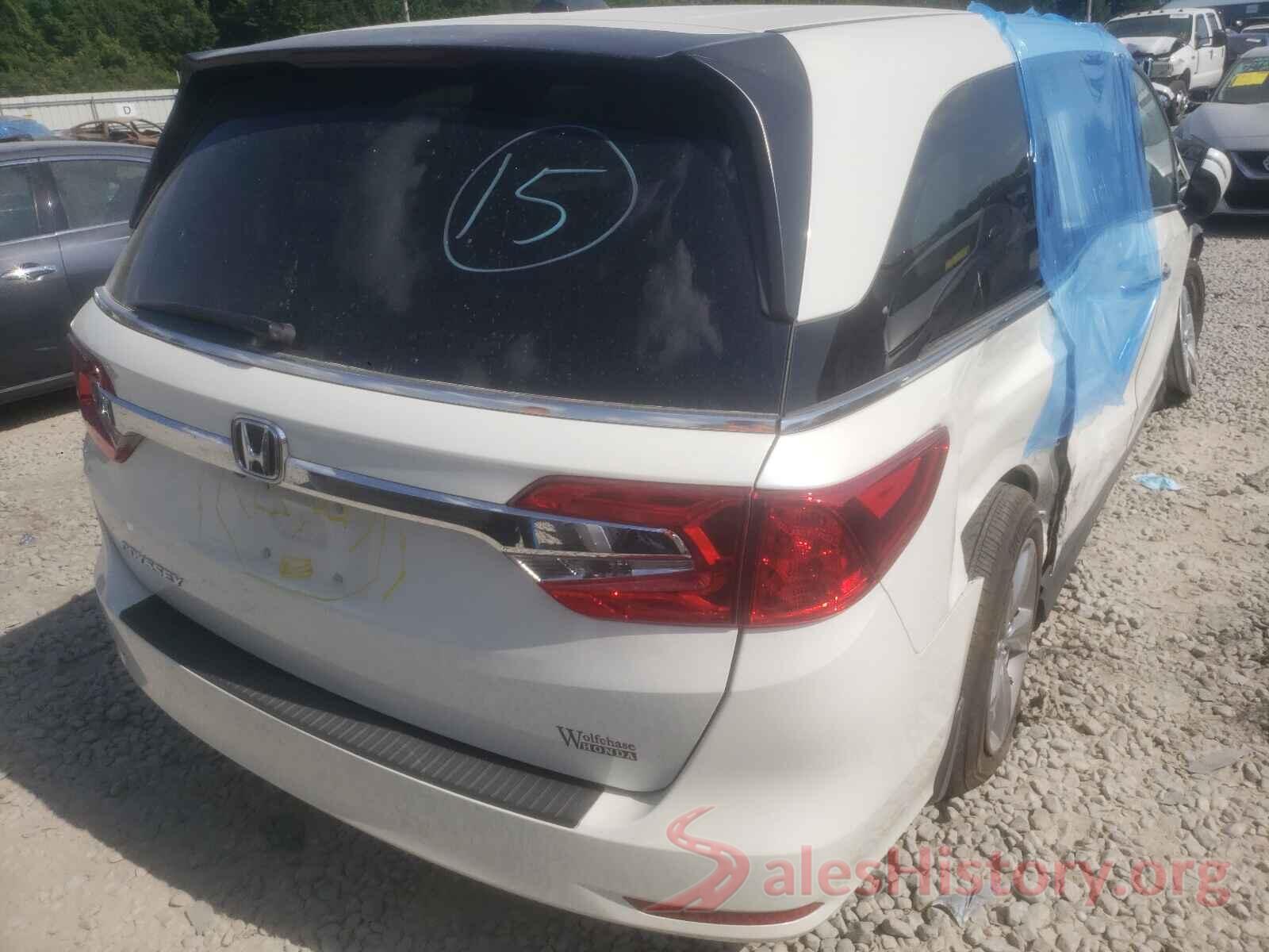 5FNRL6H54KB008284 2019 HONDA ODYSSEY