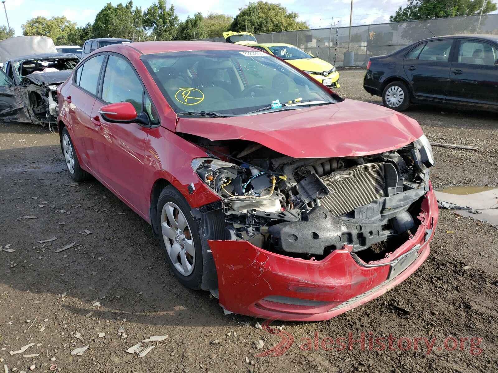 KNAFX4A65G5536713 2016 KIA FORTE