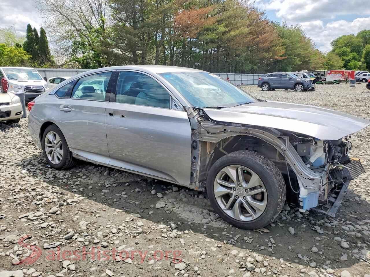 2019 HONDA ACCORD VIN 1HGCV1F12KA132003, rear 3/4 view