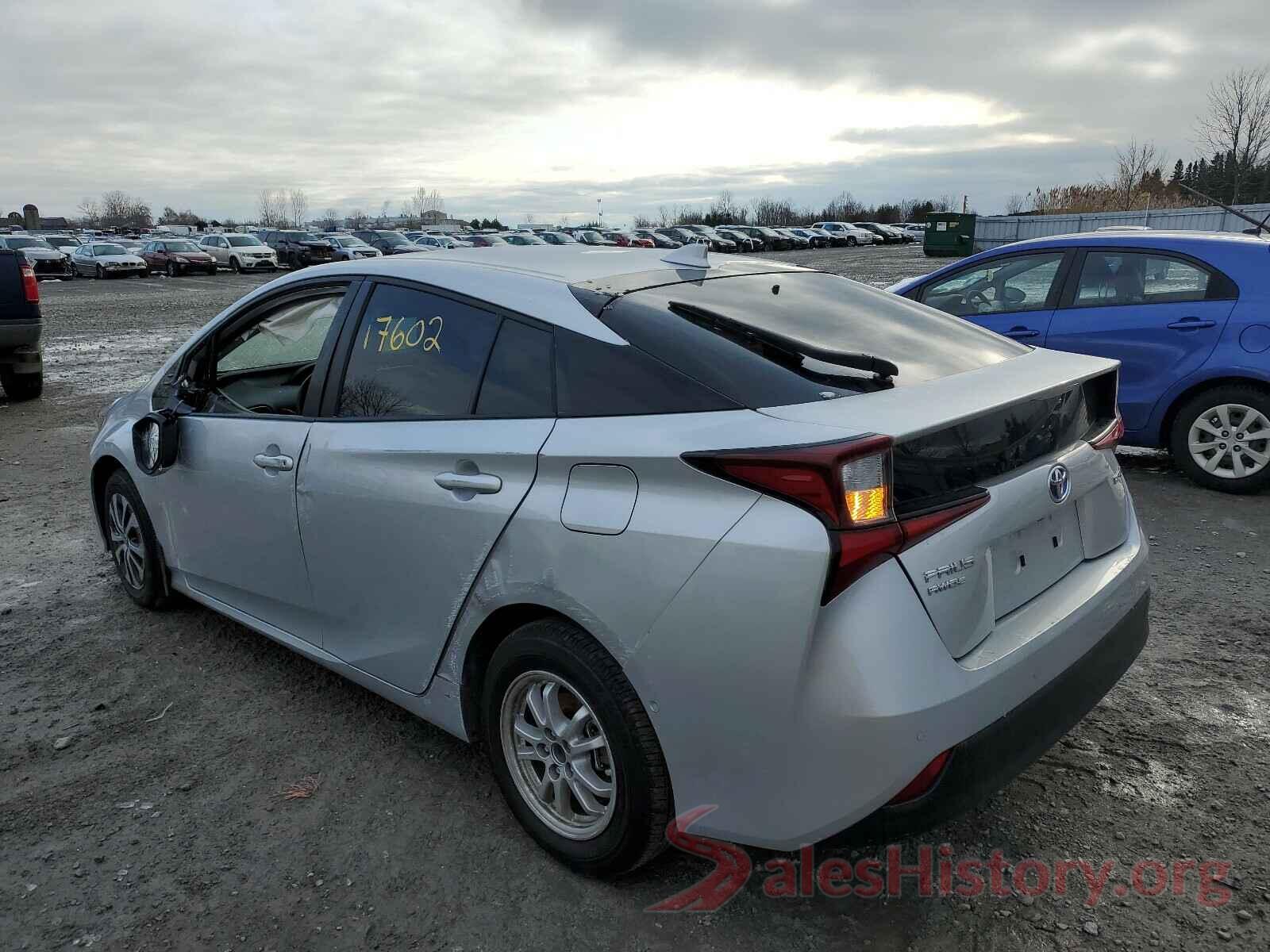 JTDL9RFU4K3009156 2019 TOYOTA PRIUS