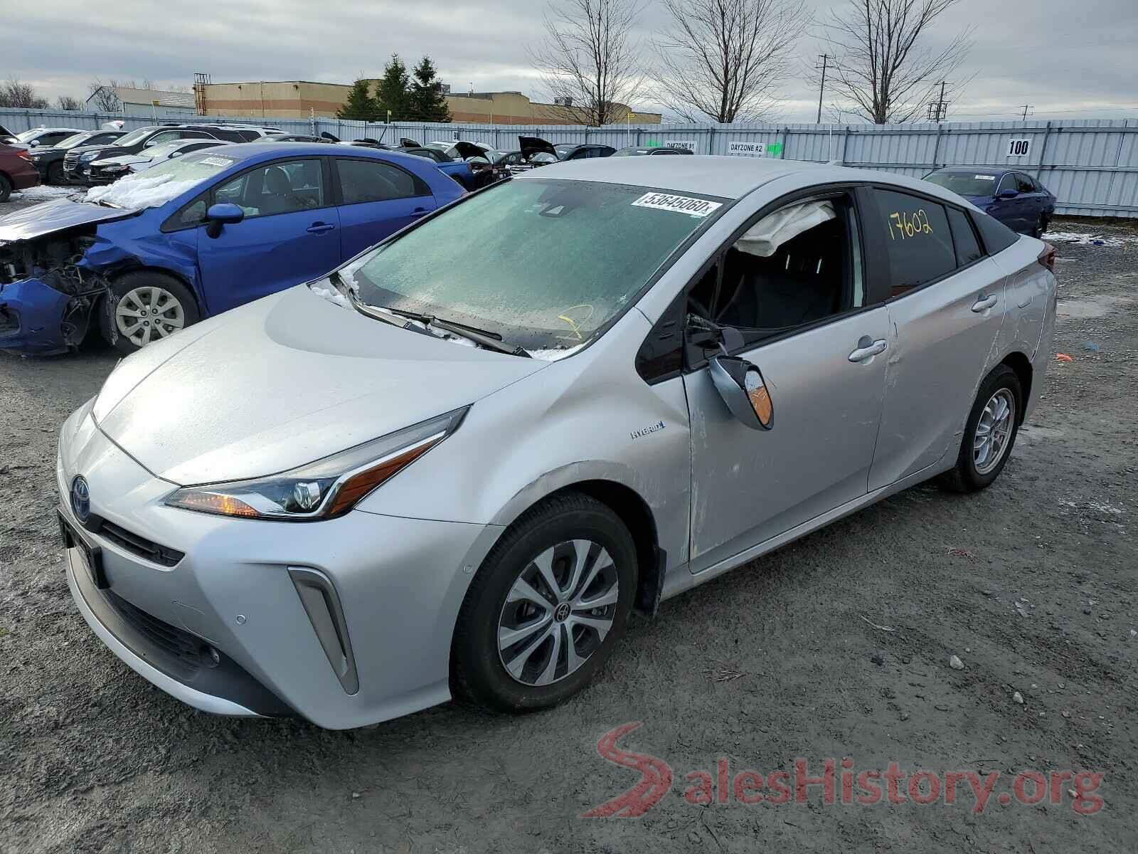 JTDL9RFU4K3009156 2019 TOYOTA PRIUS