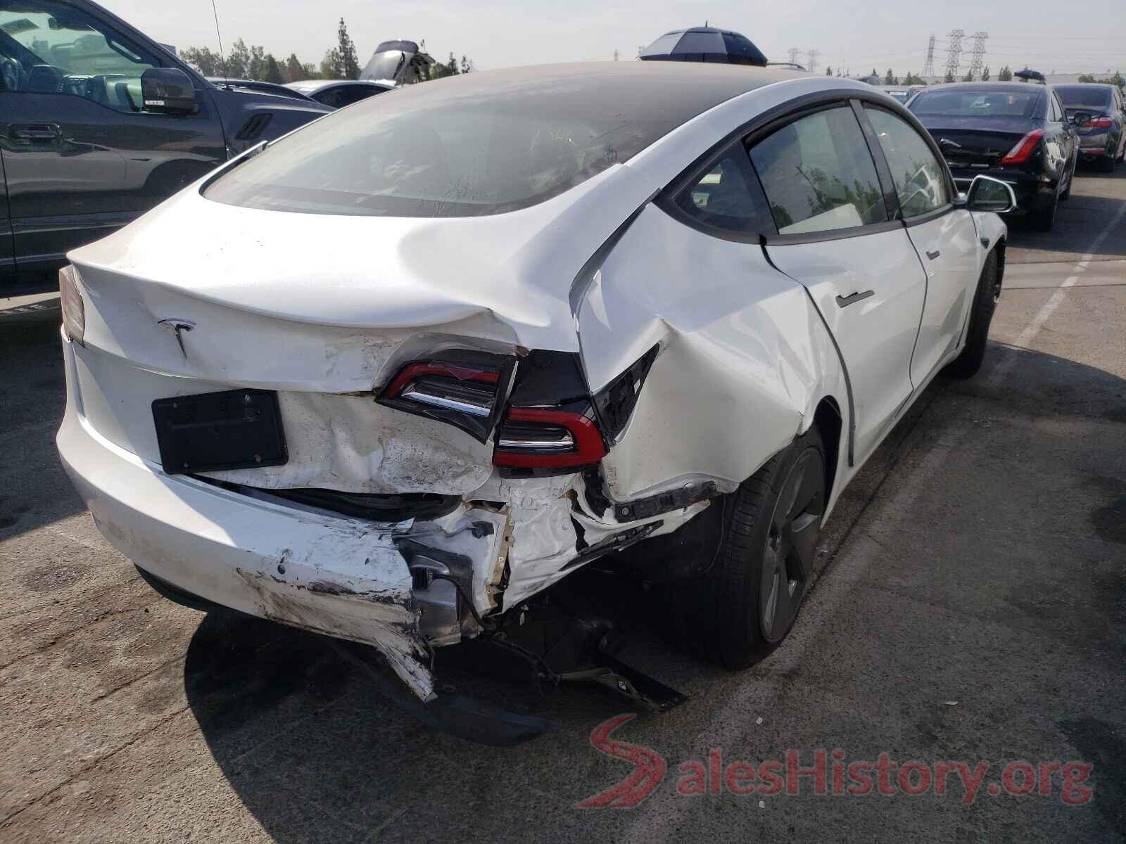 5YJ3E1EA2MF992557 2021 TESLA MODEL 3