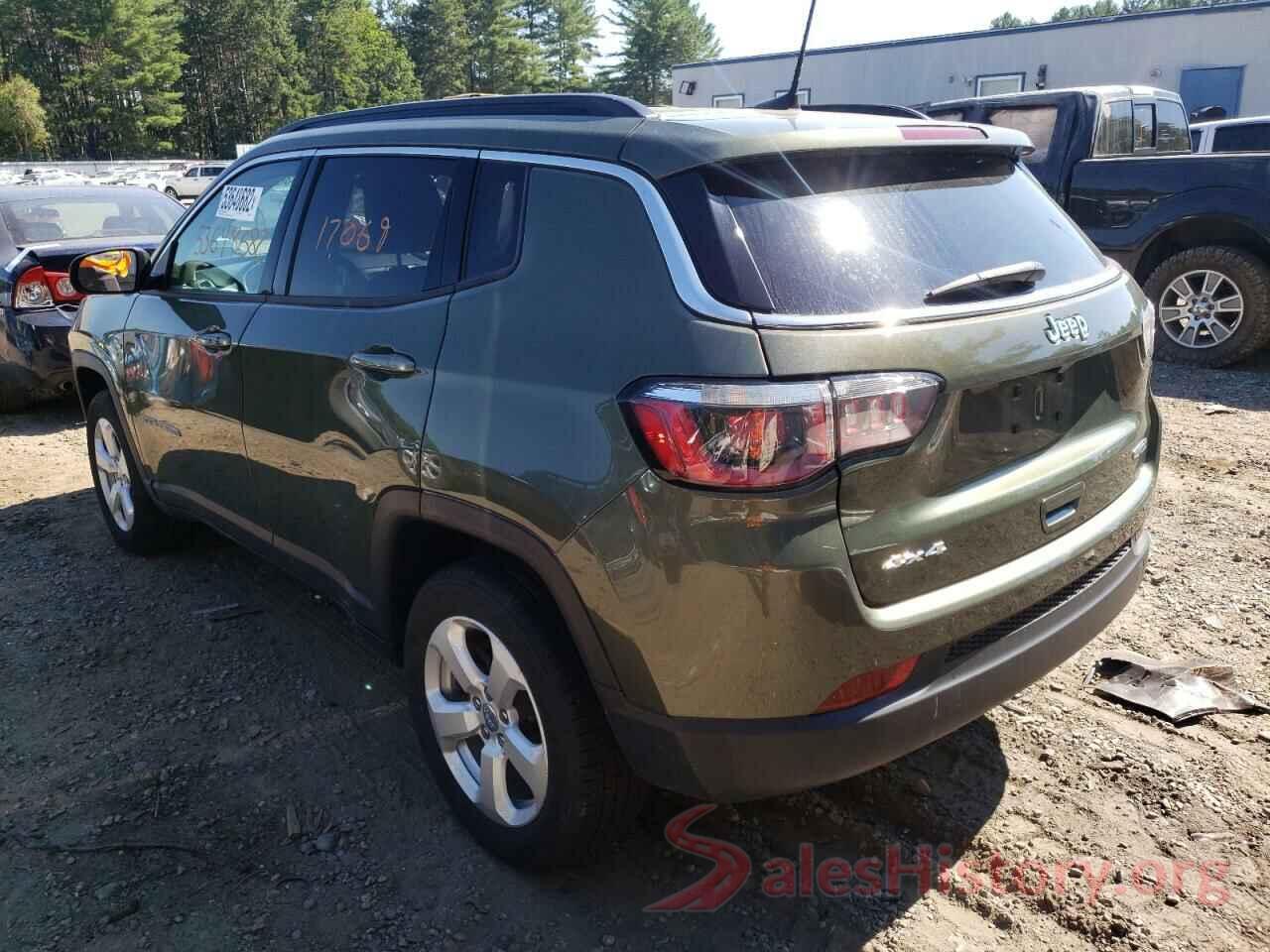 3C4NJDBB4KT813629 2019 JEEP COMPASS