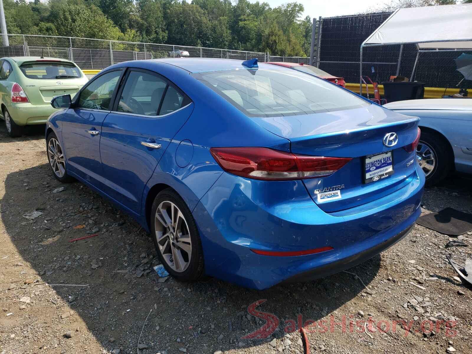 5NPD84LF6HH019295 2017 HYUNDAI ELANTRA