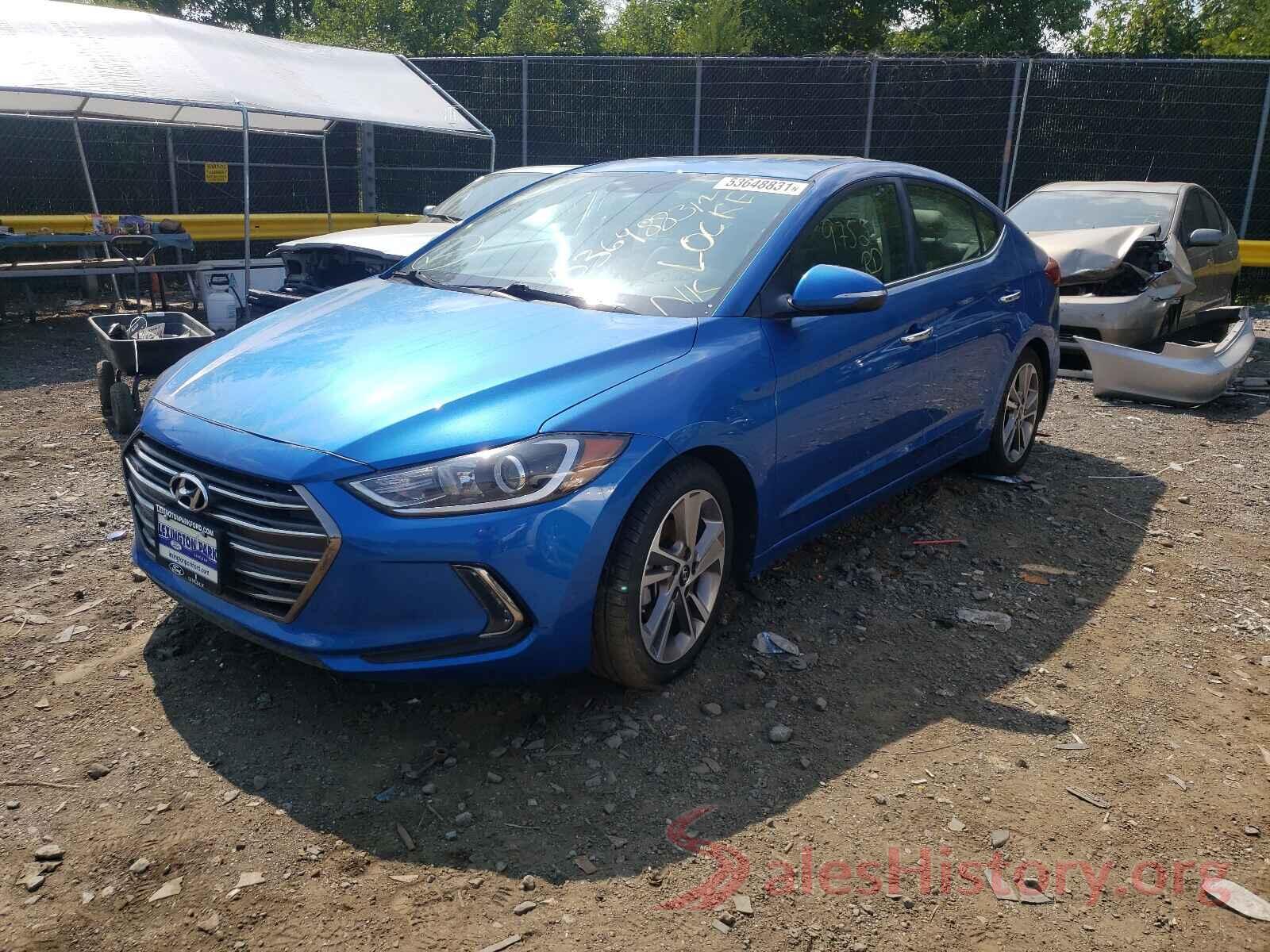 5NPD84LF6HH019295 2017 HYUNDAI ELANTRA