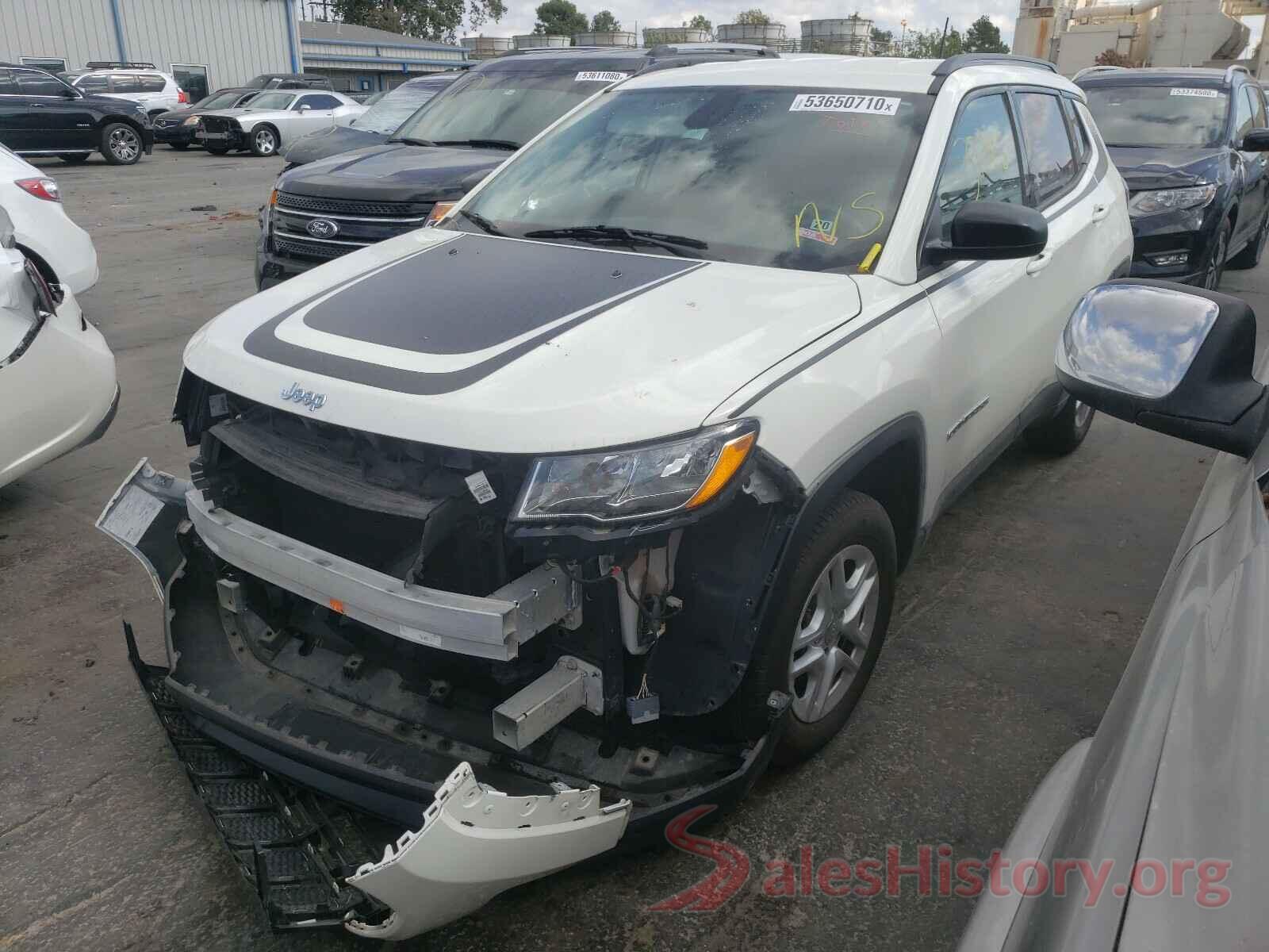 3C4NJCABXJT420731 2018 JEEP COMPASS