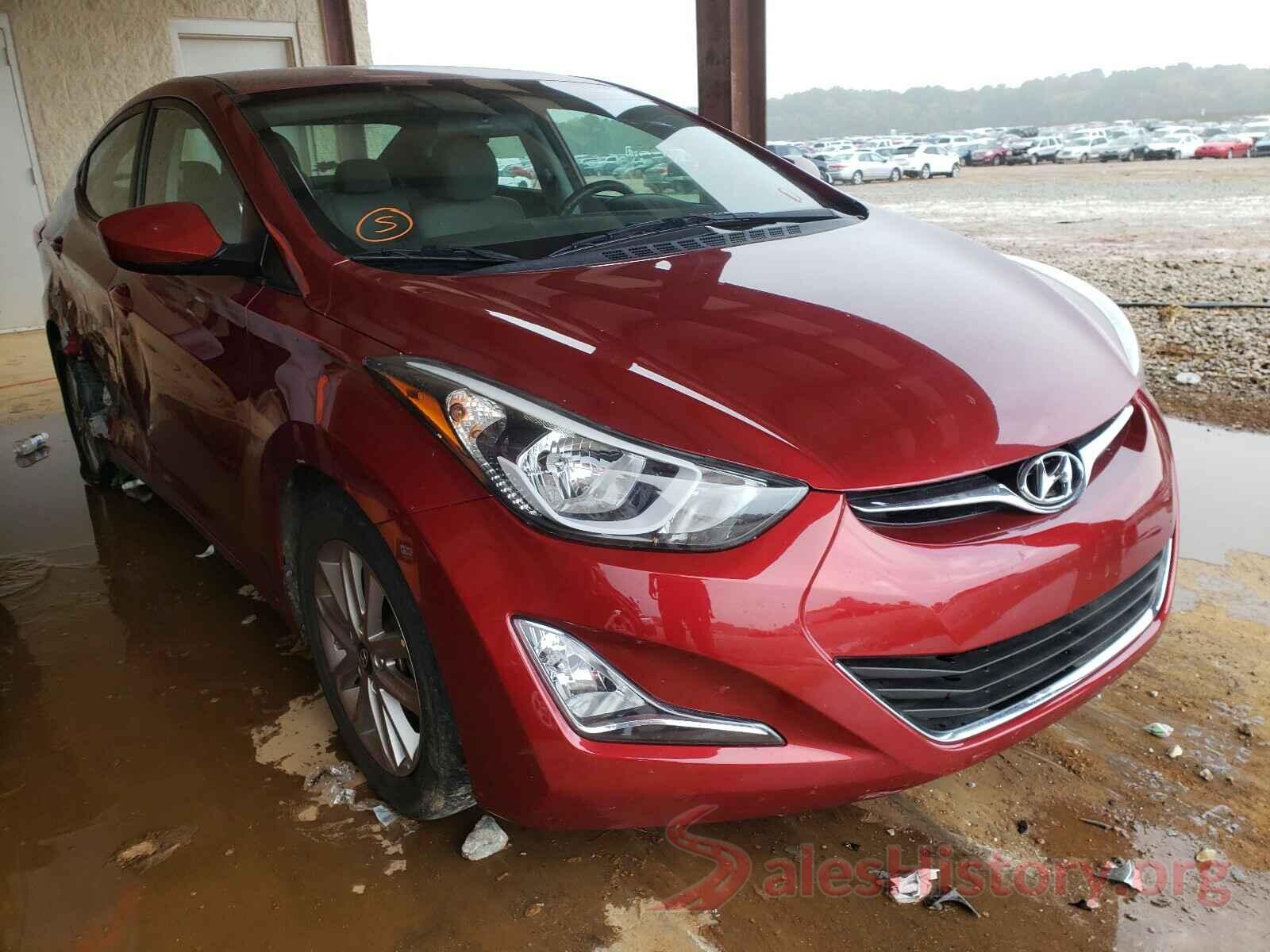 5NPDH4AE9GH787829 2016 HYUNDAI ELANTRA