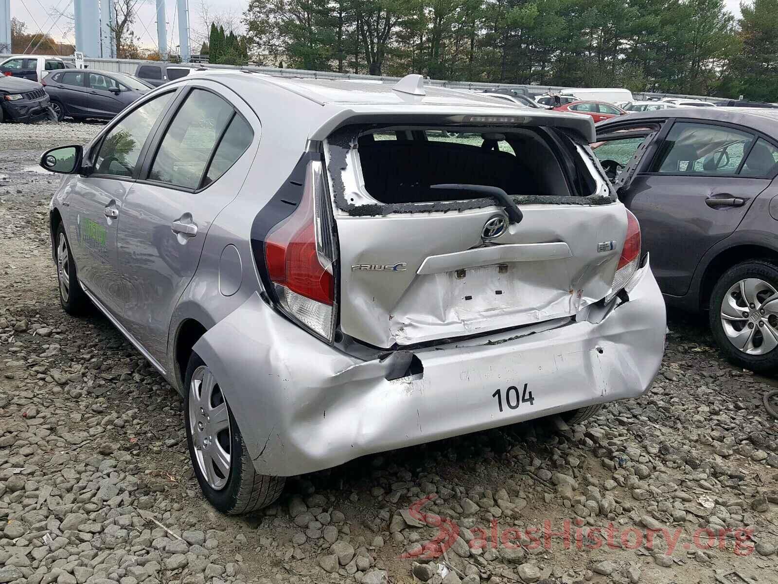 JTDKDTB38G1135950 2016 TOYOTA PRIUS