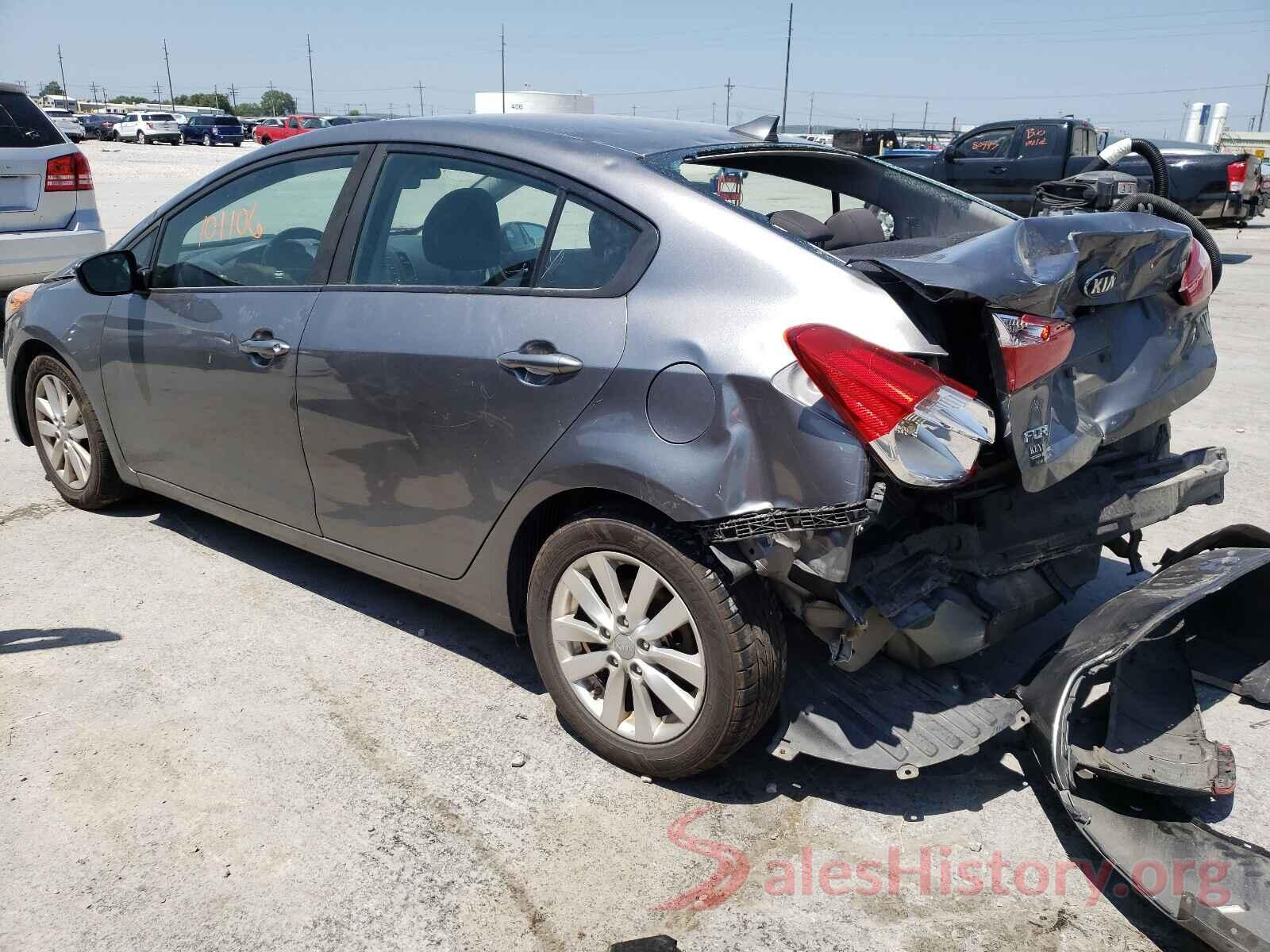 KNAFX4A64G5508837 2016 KIA FORTE