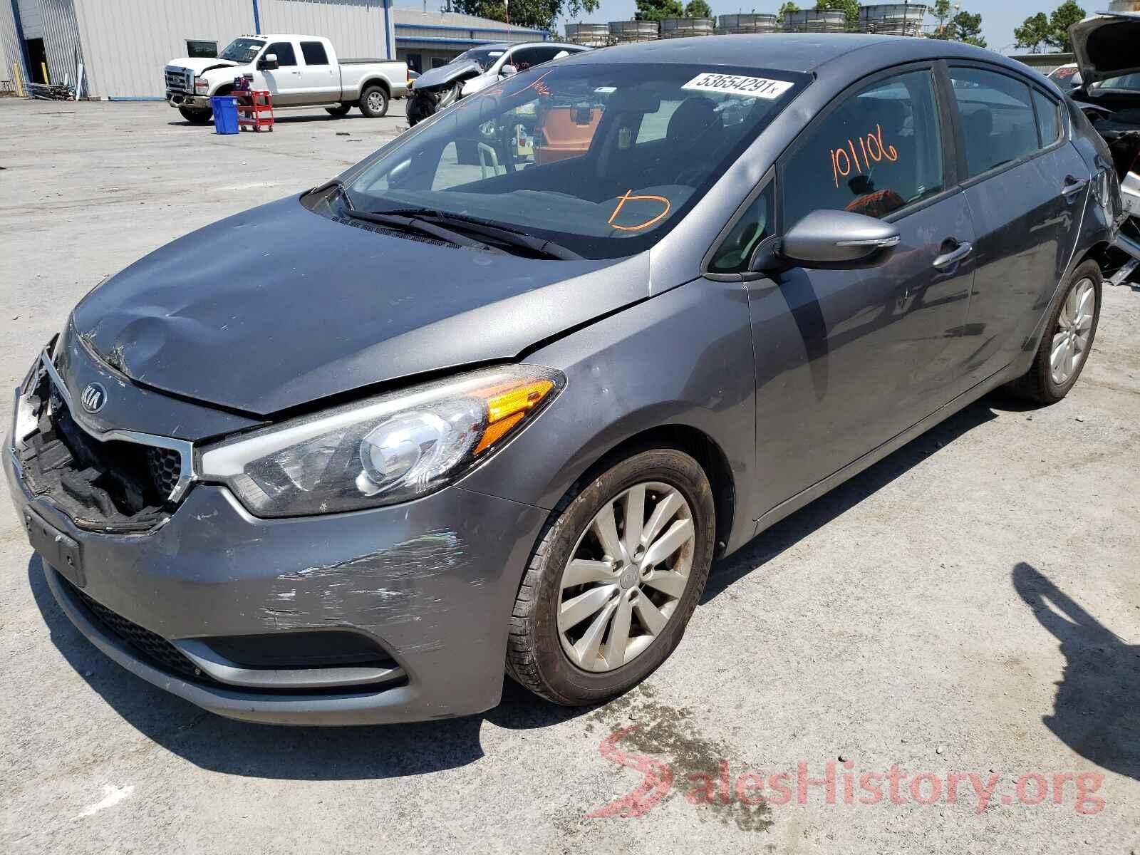 KNAFX4A64G5508837 2016 KIA FORTE