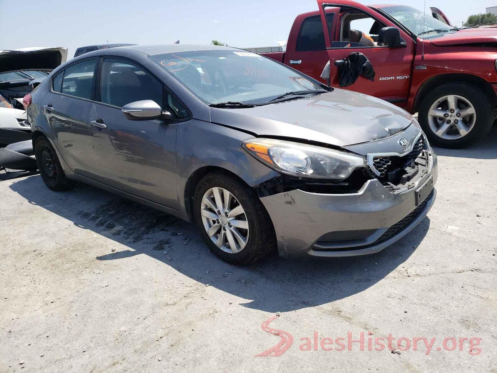 KNAFX4A64G5508837 2016 KIA FORTE