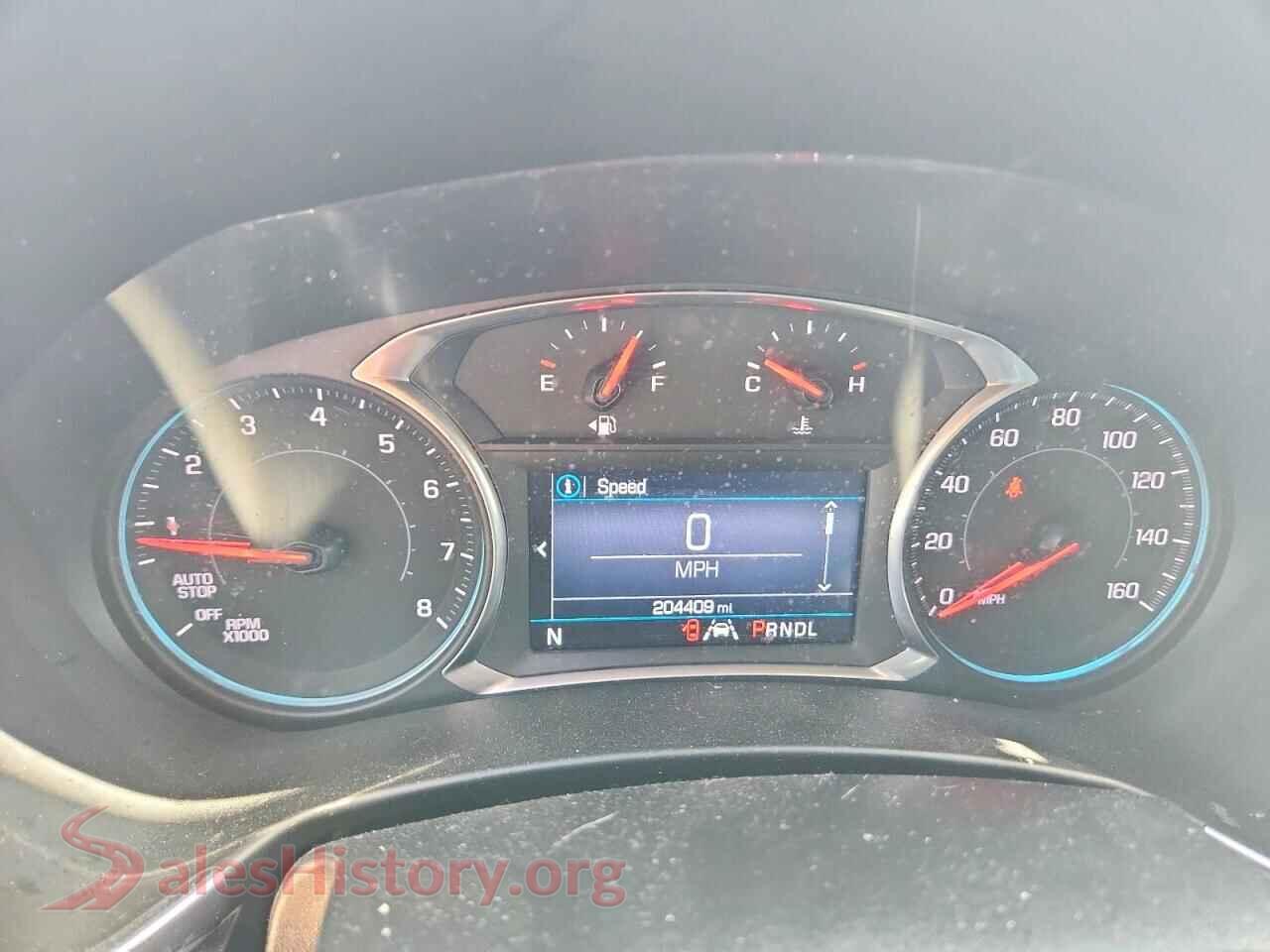 2020 CHEVROLET EQUINOX VIN 2GNAXJEV8L6241446, interior center console