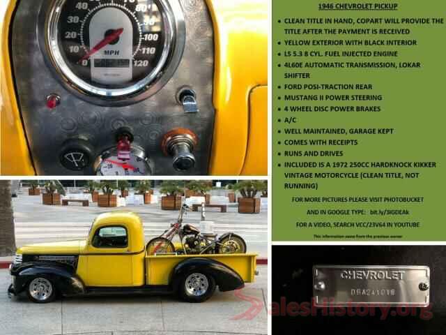 DBA241018 1946 CHEVROLET ALL OTHER