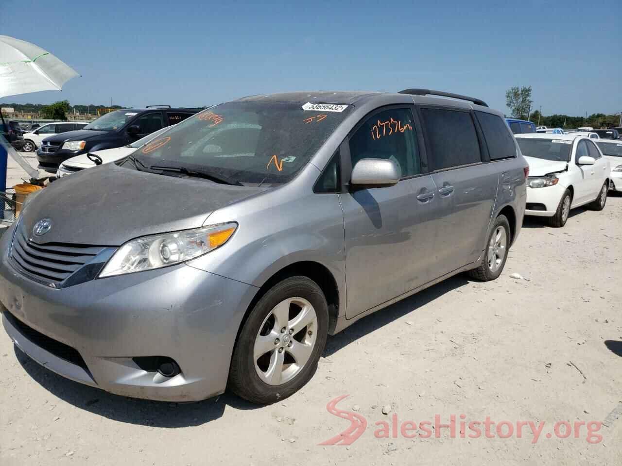 5TDKZ3DCXHS855849 2017 TOYOTA SIENNA