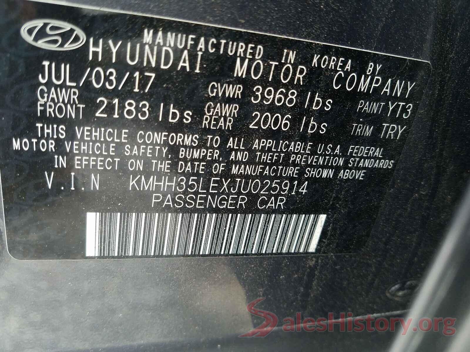 KMHH35LEXJU025914 2018 HYUNDAI ELANTRA