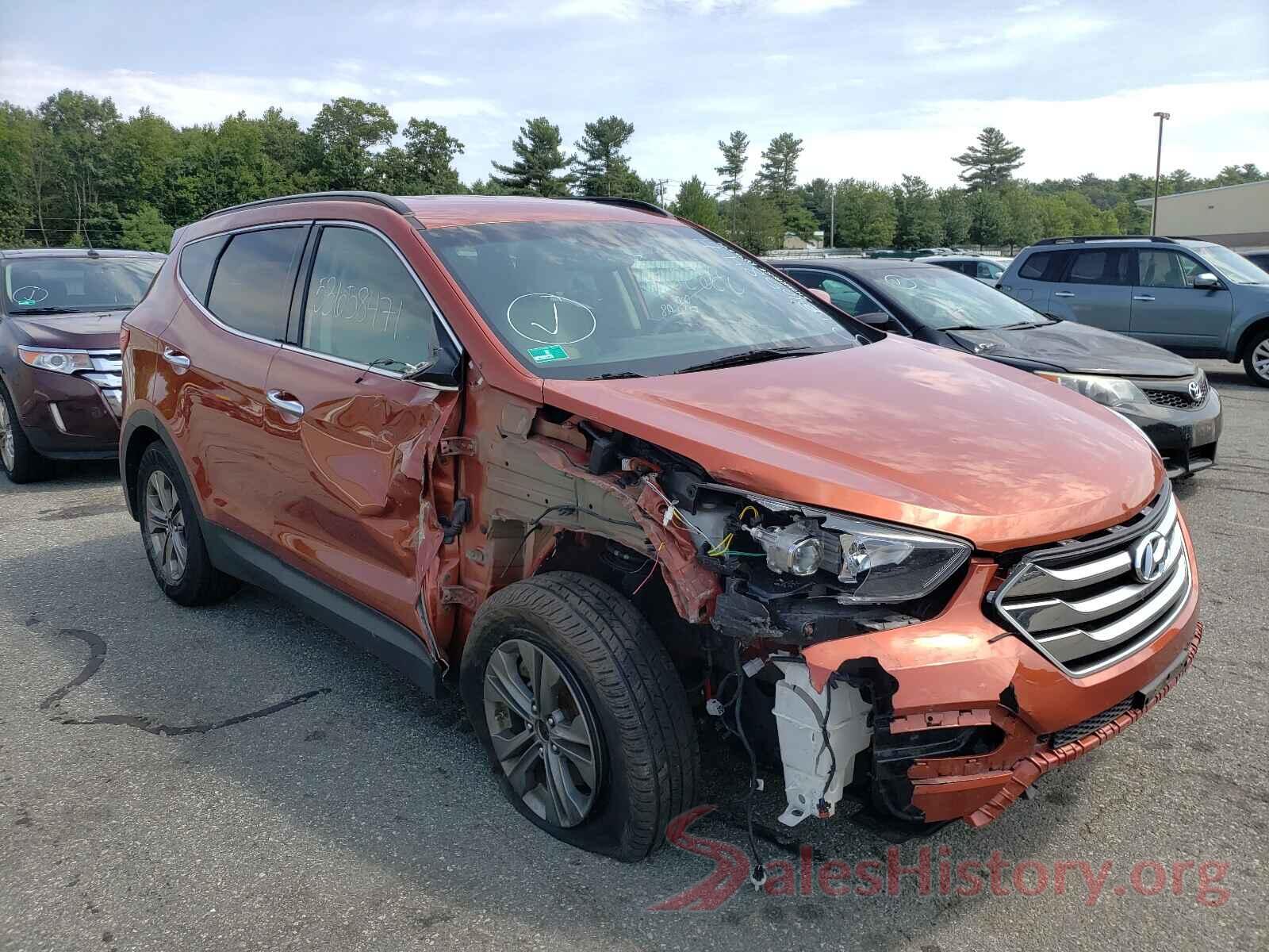 5XYZUDLB4GG375538 2016 HYUNDAI SANTA FE