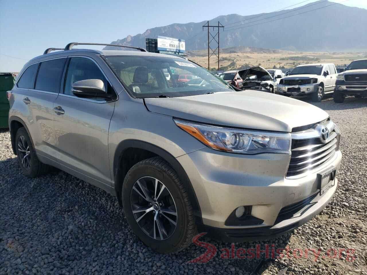 5TDJKRFH6GS500154 2016 TOYOTA HIGHLANDER