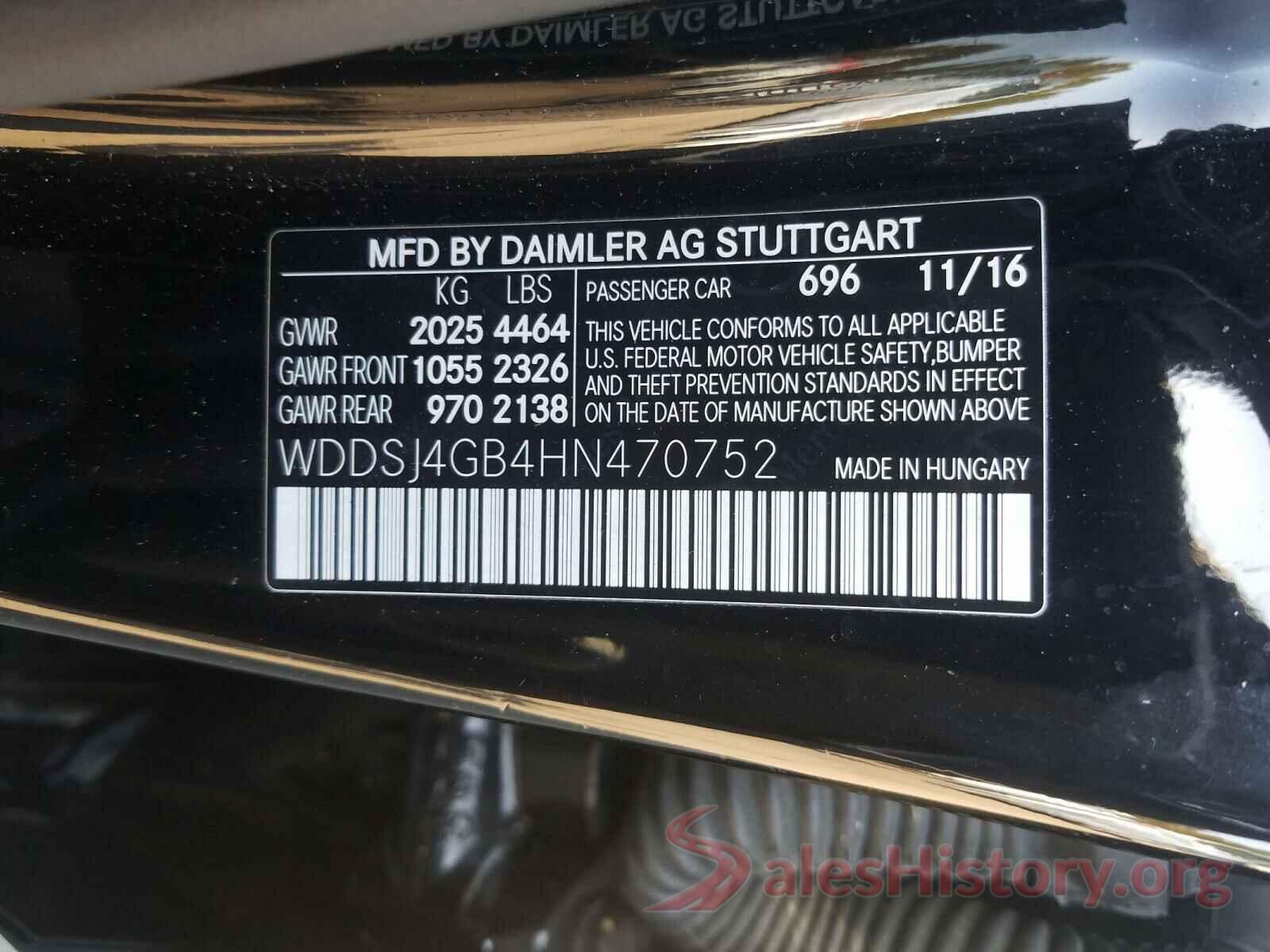 WDDSJ4GB4HN470752 2017 MERCEDES-BENZ C CLASS