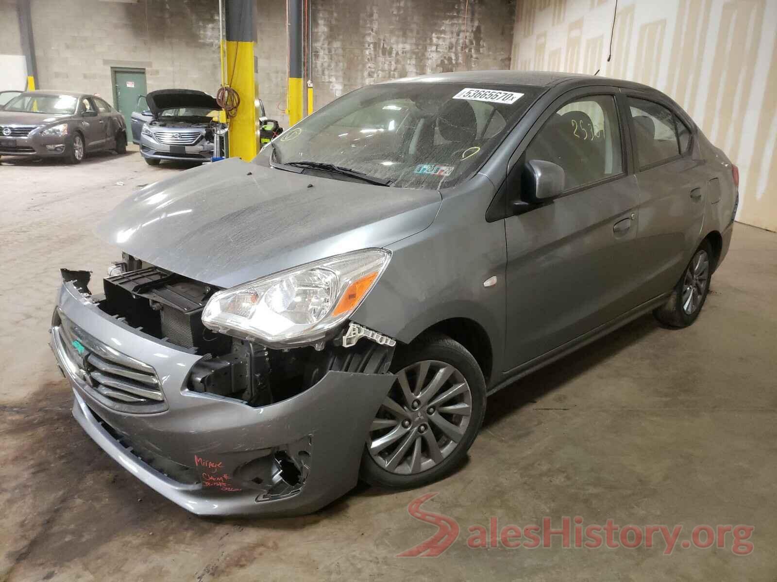 ML32F3FJ1KHF18525 2019 MITSUBISHI MIRAGE