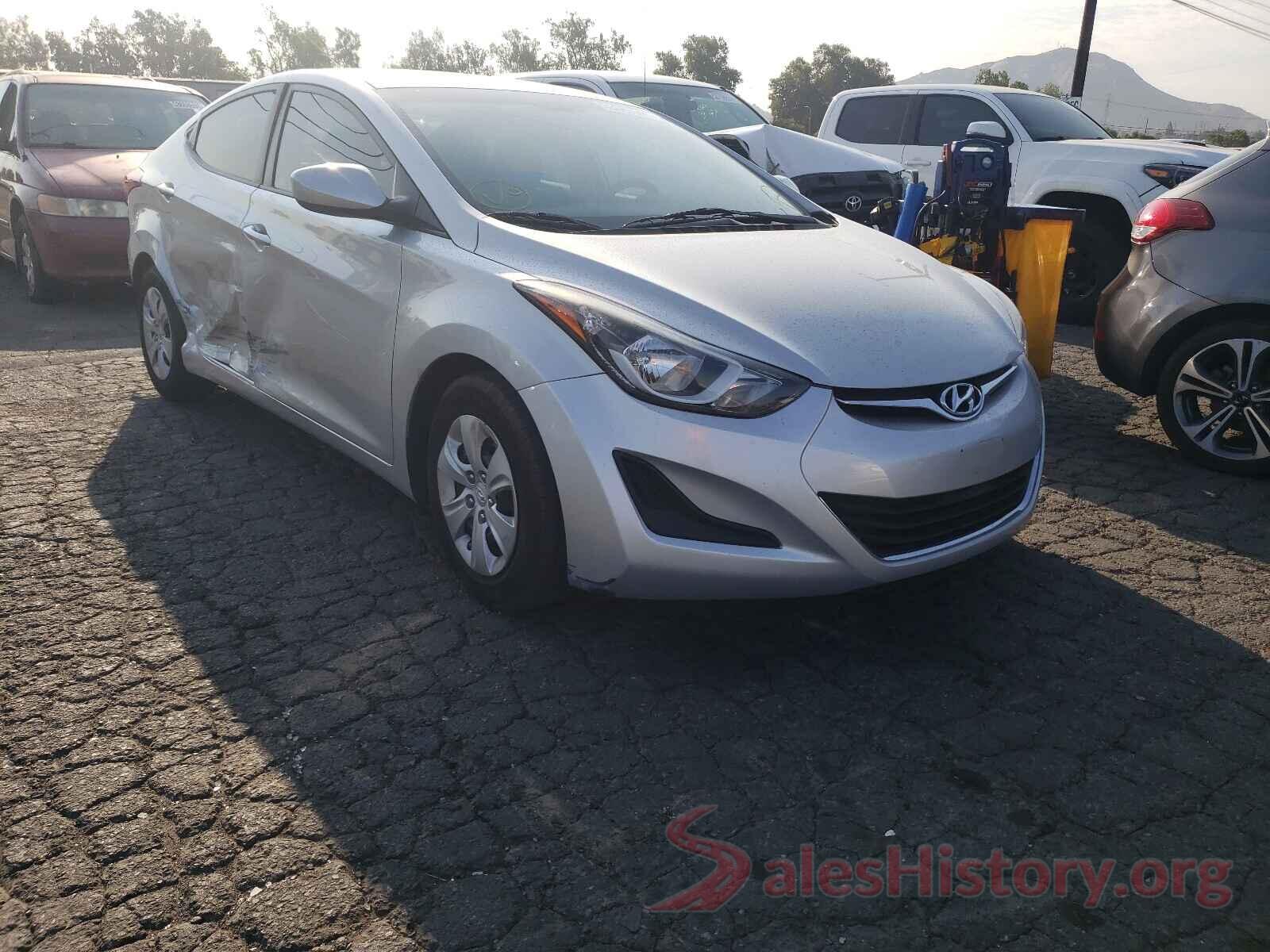 5NPDH4AE3GH763154 2016 HYUNDAI ELANTRA