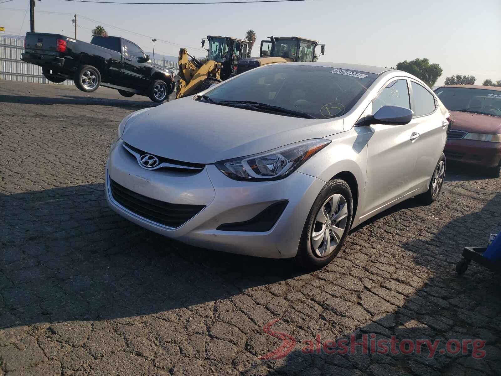 5NPDH4AE3GH763154 2016 HYUNDAI ELANTRA