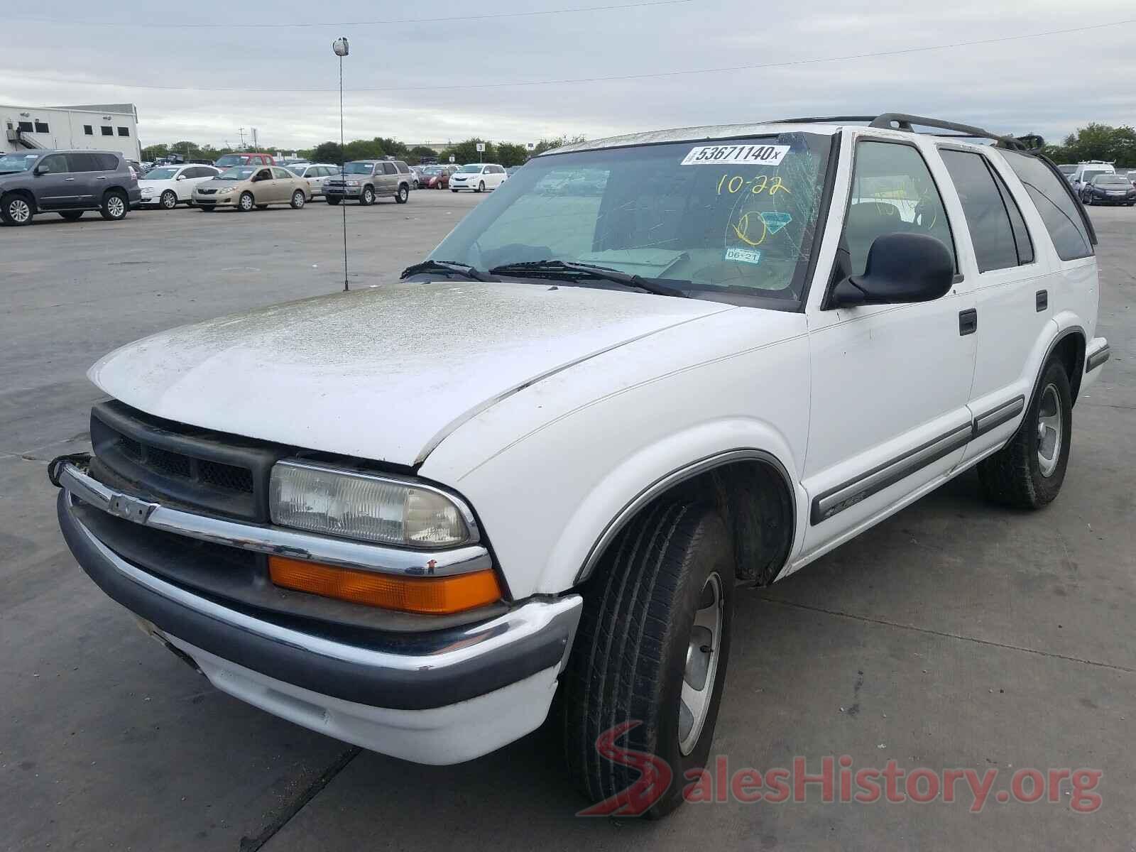 1GNCS13W7W2299486 1998 CHEVROLET BLAZER