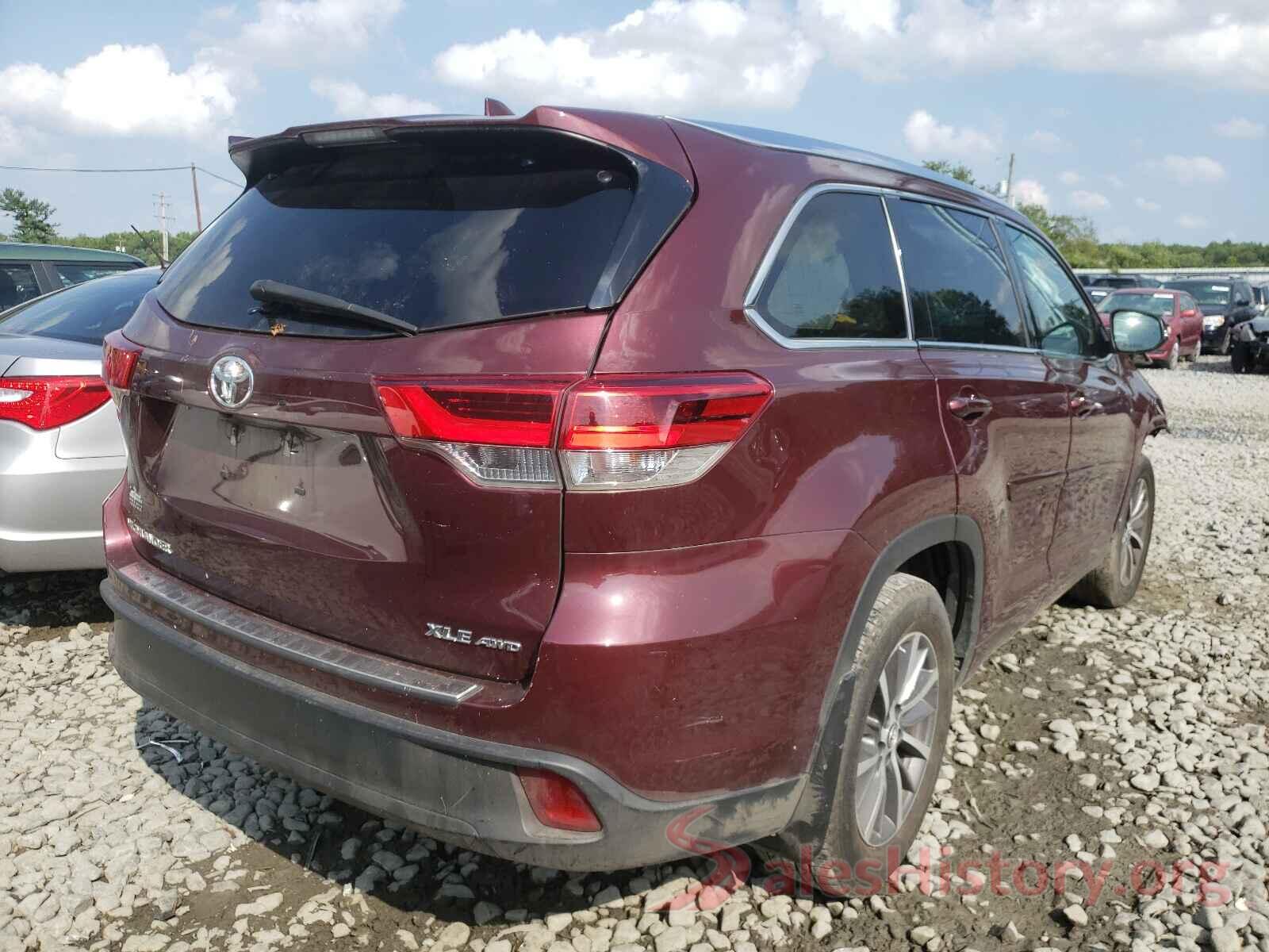 5TDJZRFH3JS836637 2018 TOYOTA HIGHLANDER