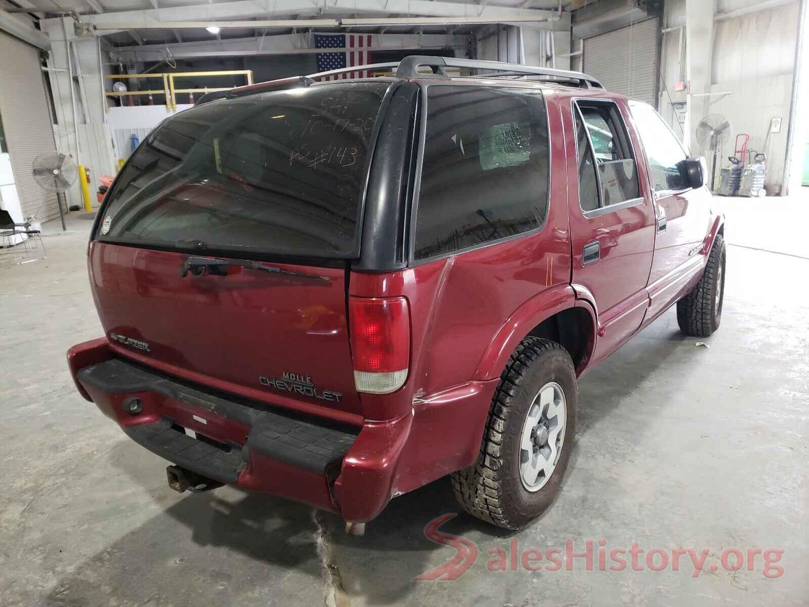 1GNDT13W12K130284 2002 CHEVROLET BLAZER