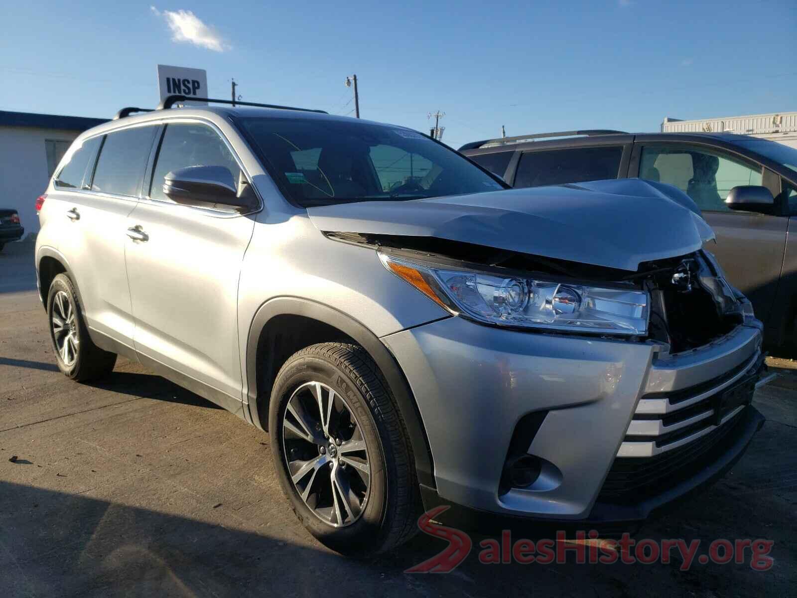 5TDZZRFHXKS357216 2019 TOYOTA HIGHLANDER