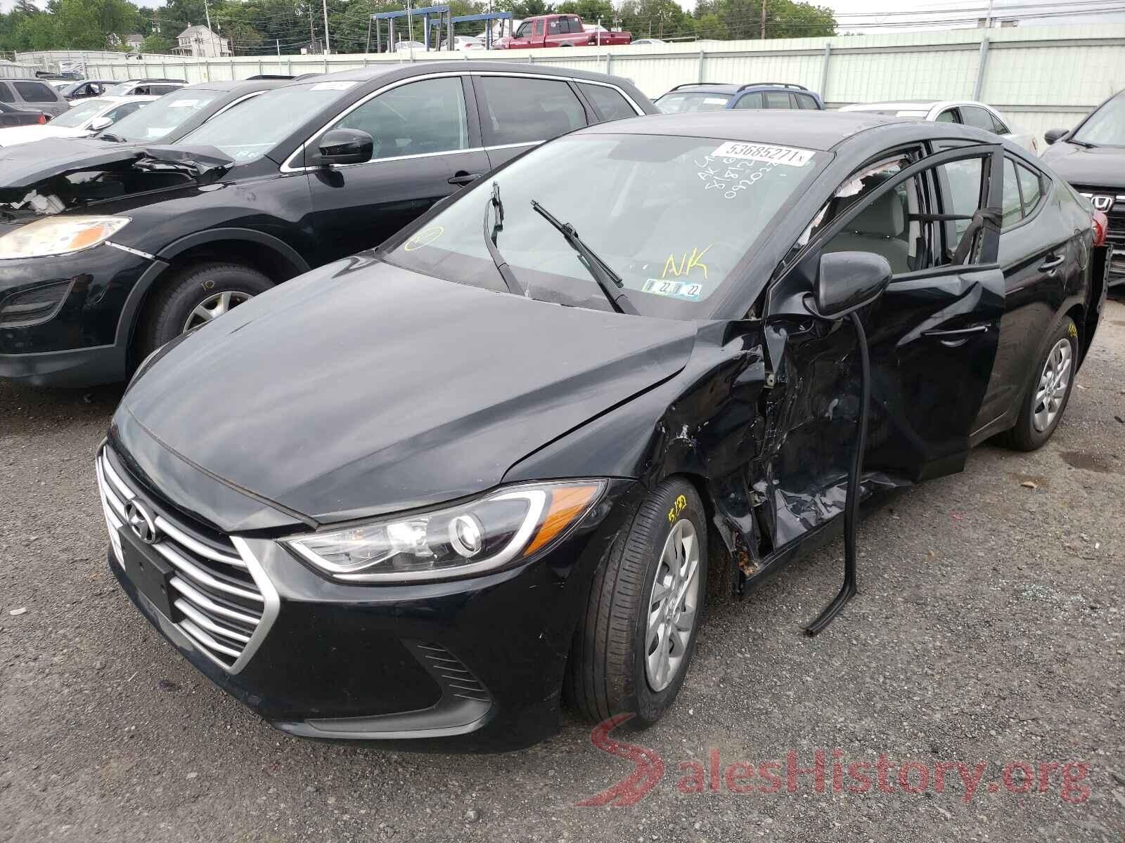 KMHD74LF0HU092022 2017 HYUNDAI ELANTRA