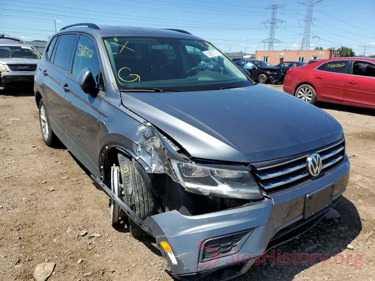 3VV0B7AX1KM114590 2019 VOLKSWAGEN TIGUAN