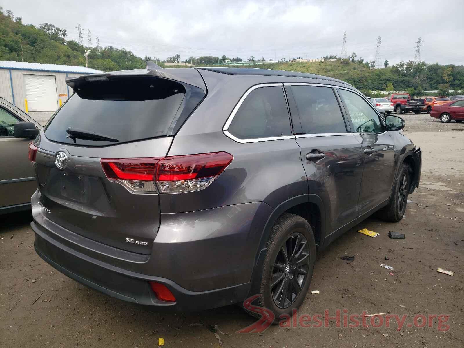 5TDJZRFH5KS605997 2019 TOYOTA HIGHLANDER